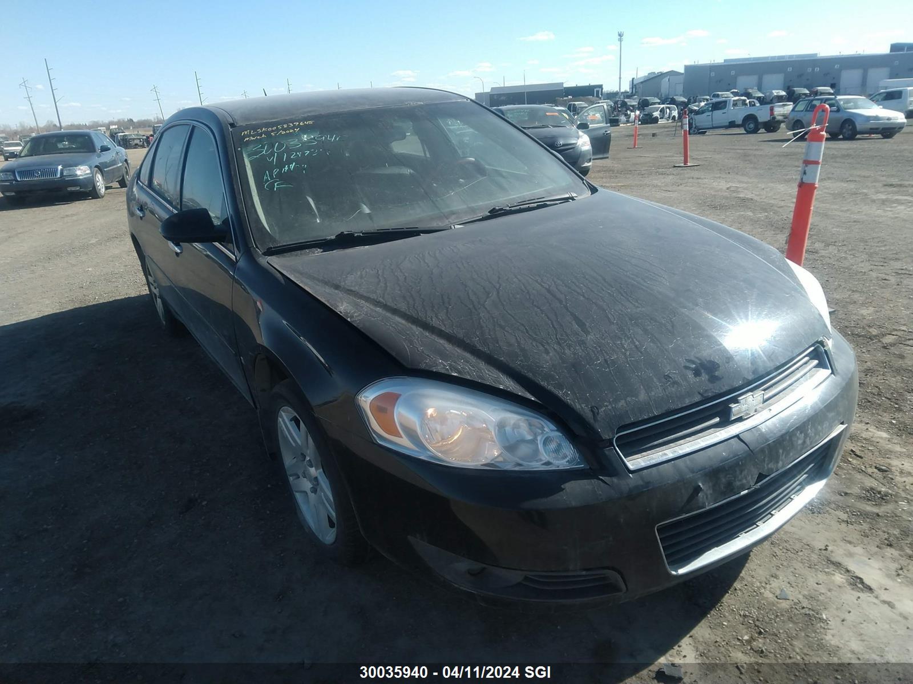 CHEVROLET IMPALA 2007 2t1br12e4xc142428