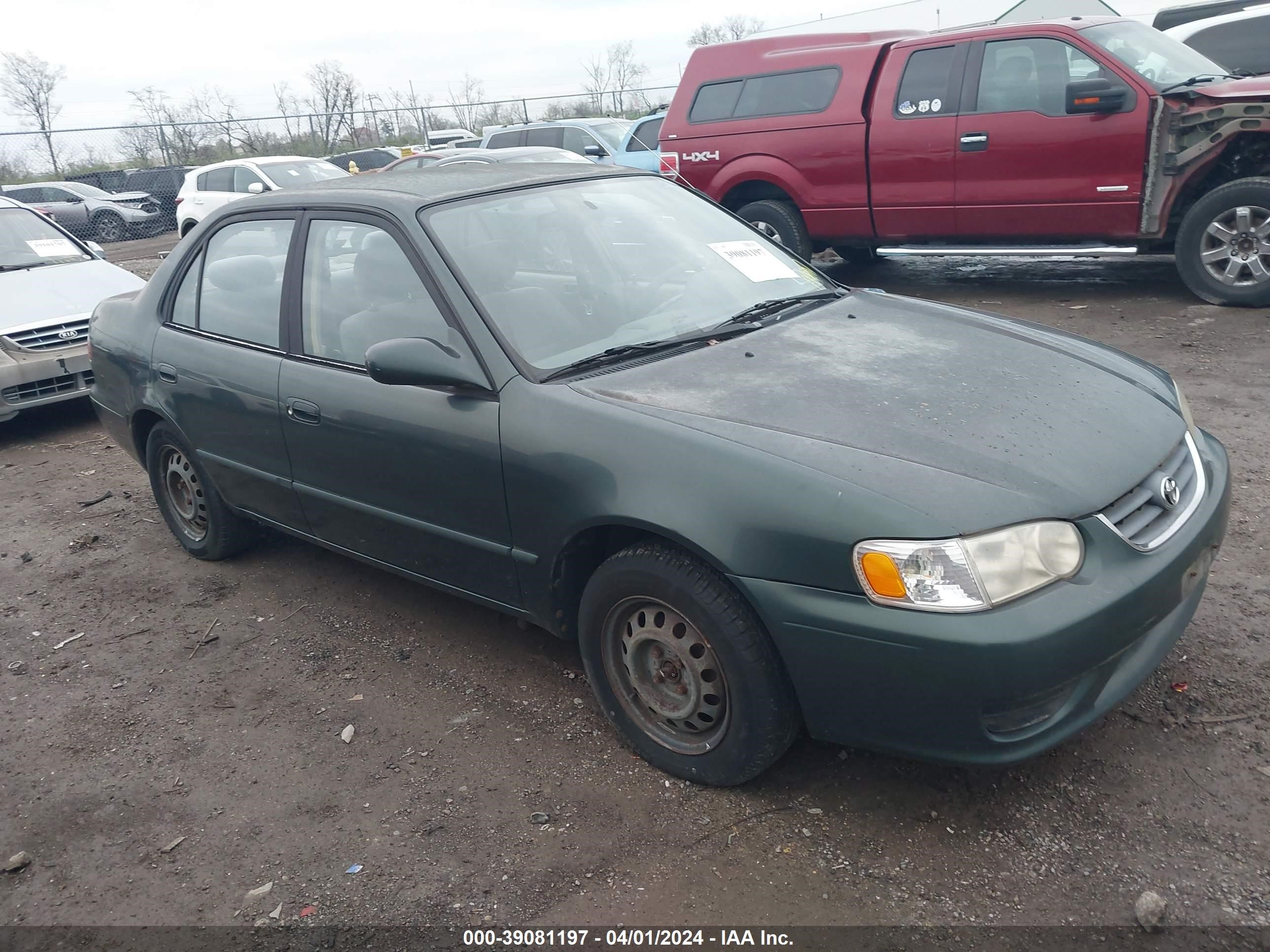 TOYOTA COROLLA 2001 2t1br12e51c432278