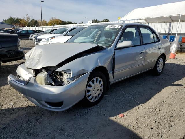 TOYOTA COROLLA 2002 2t1br12e52c529367