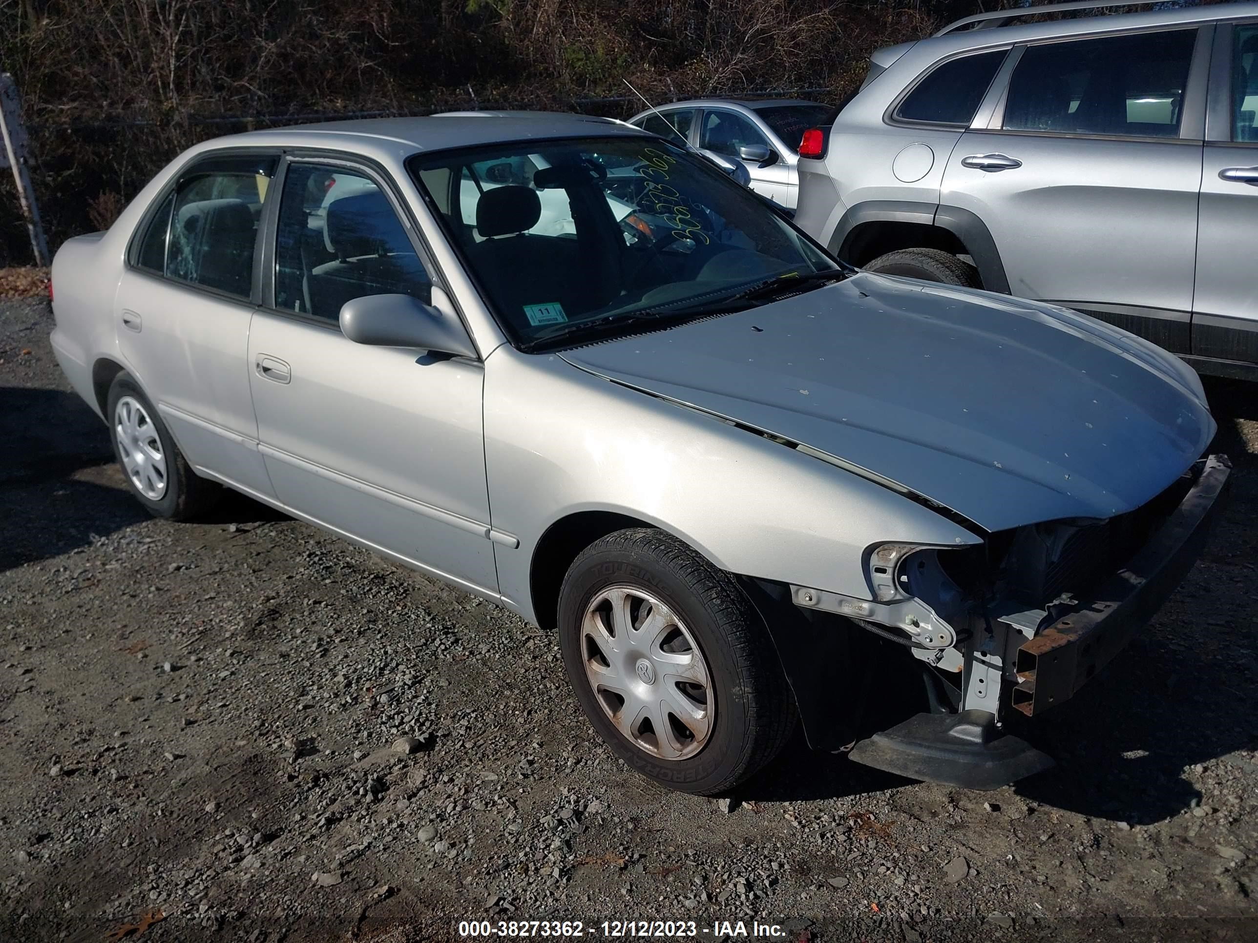 TOYOTA COROLLA 2002 2t1br12e52c572994