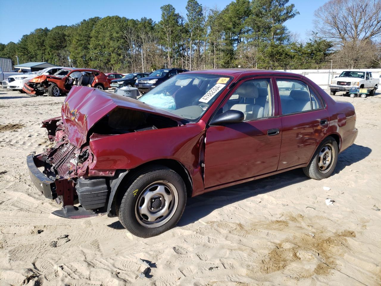 TOYOTA COROLLA 1999 2t1br12e6xc112007