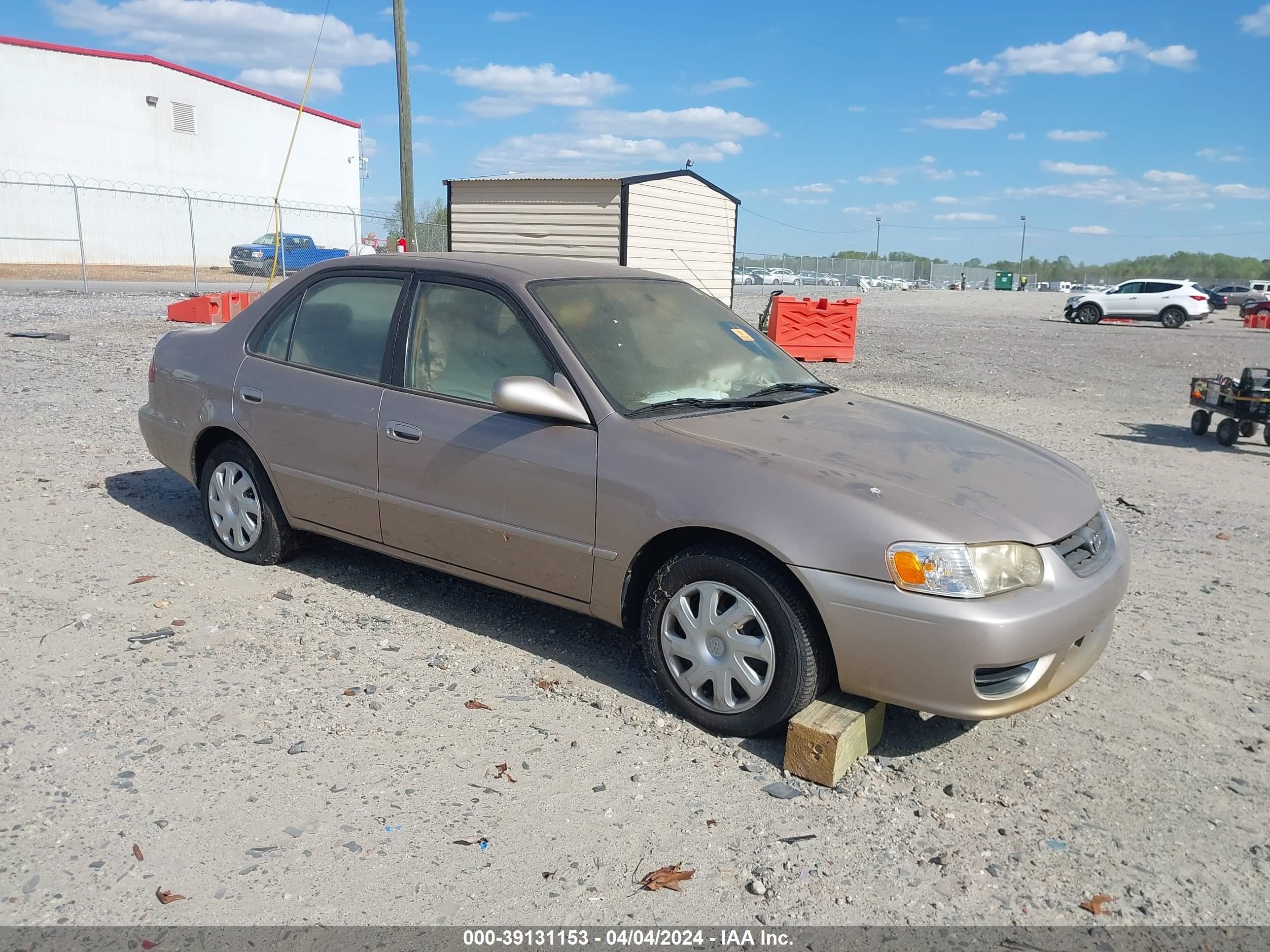 TOYOTA COROLLA 2002 2t1br12e72c532626