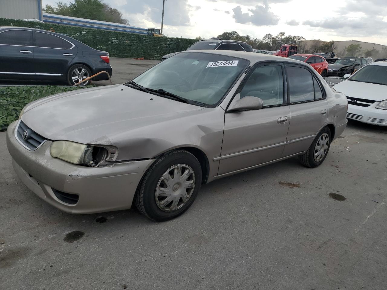 TOYOTA COROLLA 2002 2t1br12e72c561592