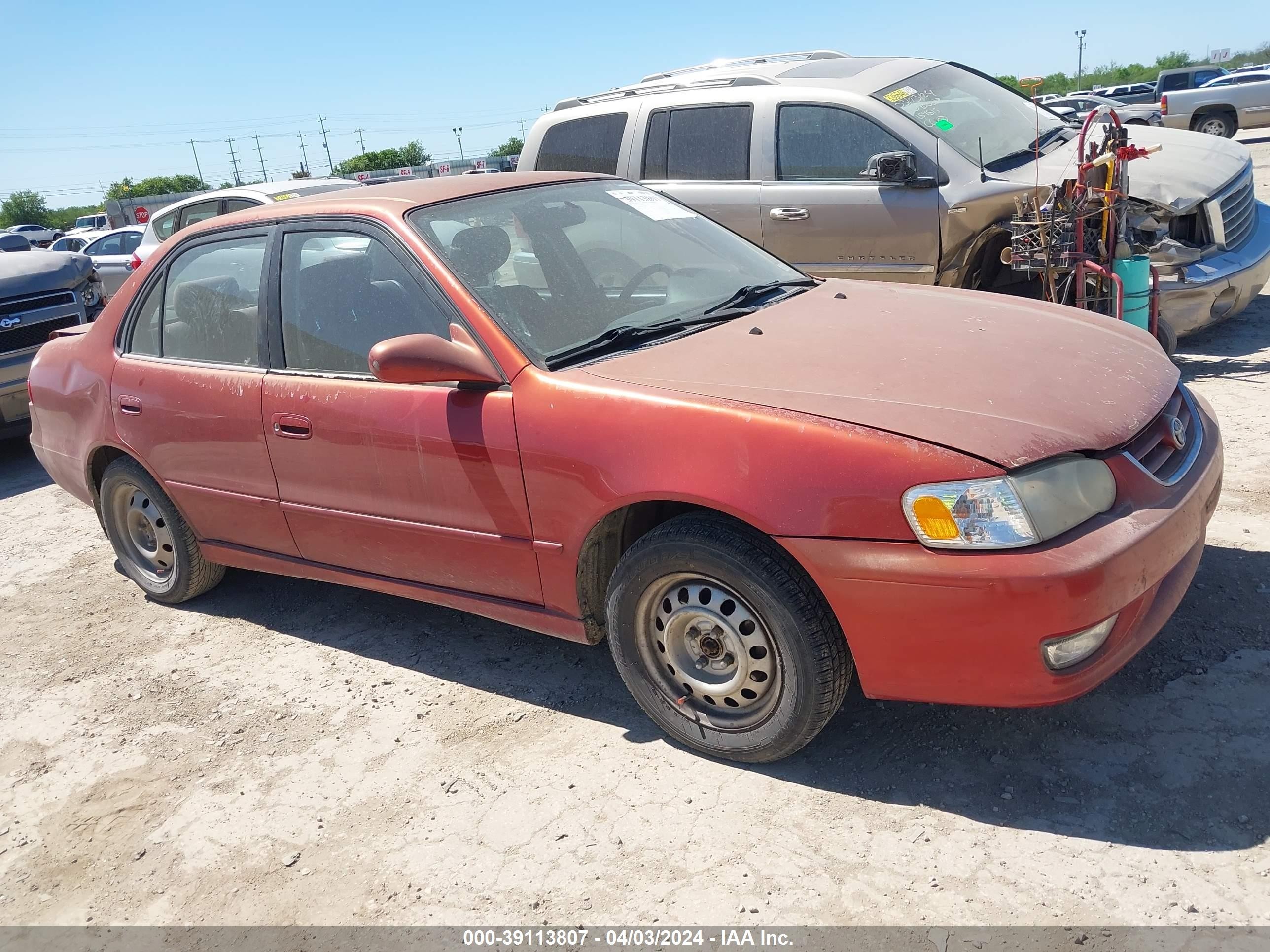 TOYOTA COROLLA 2001 2t1br12e91c389533