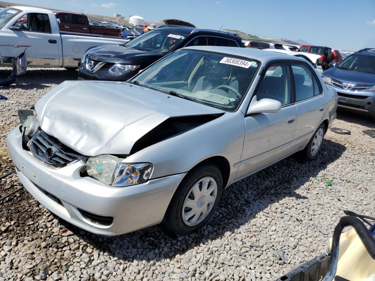 TOYOTA COROLLA 2001 2t1br12e91c417847