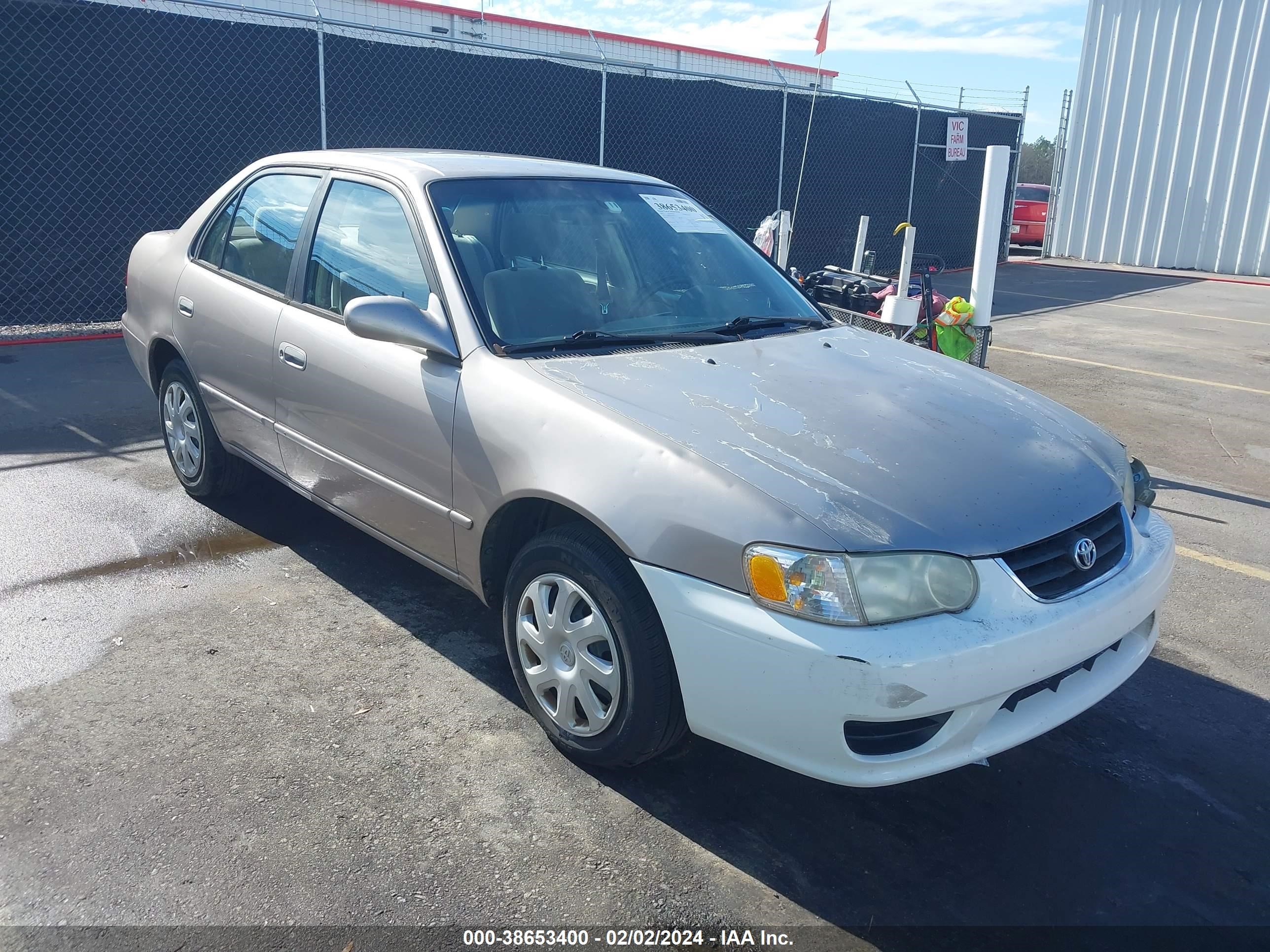 TOYOTA COROLLA 2001 2t1br12e91c447303