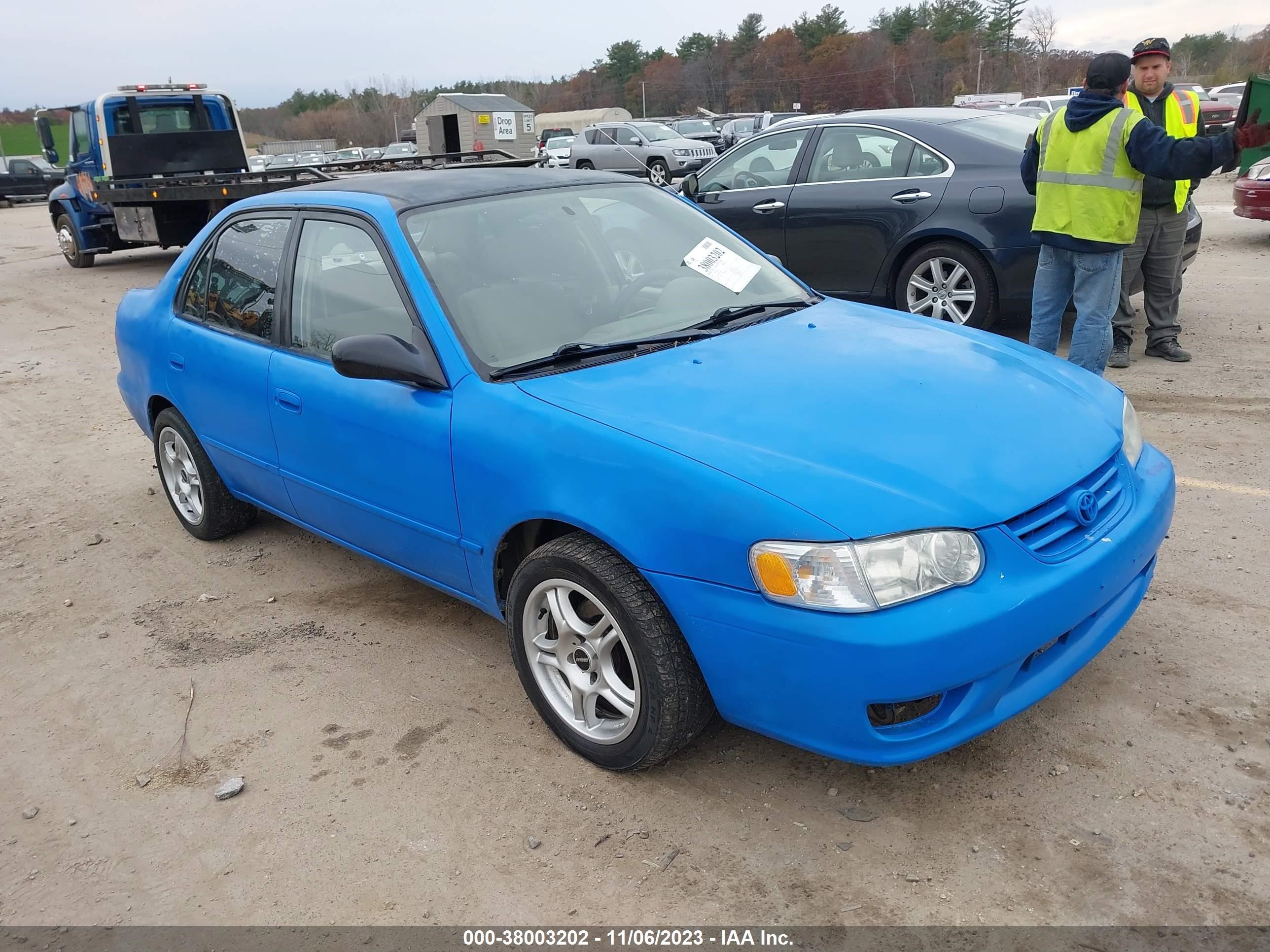 TOYOTA COROLLA 2002 2t1br12e92c531090