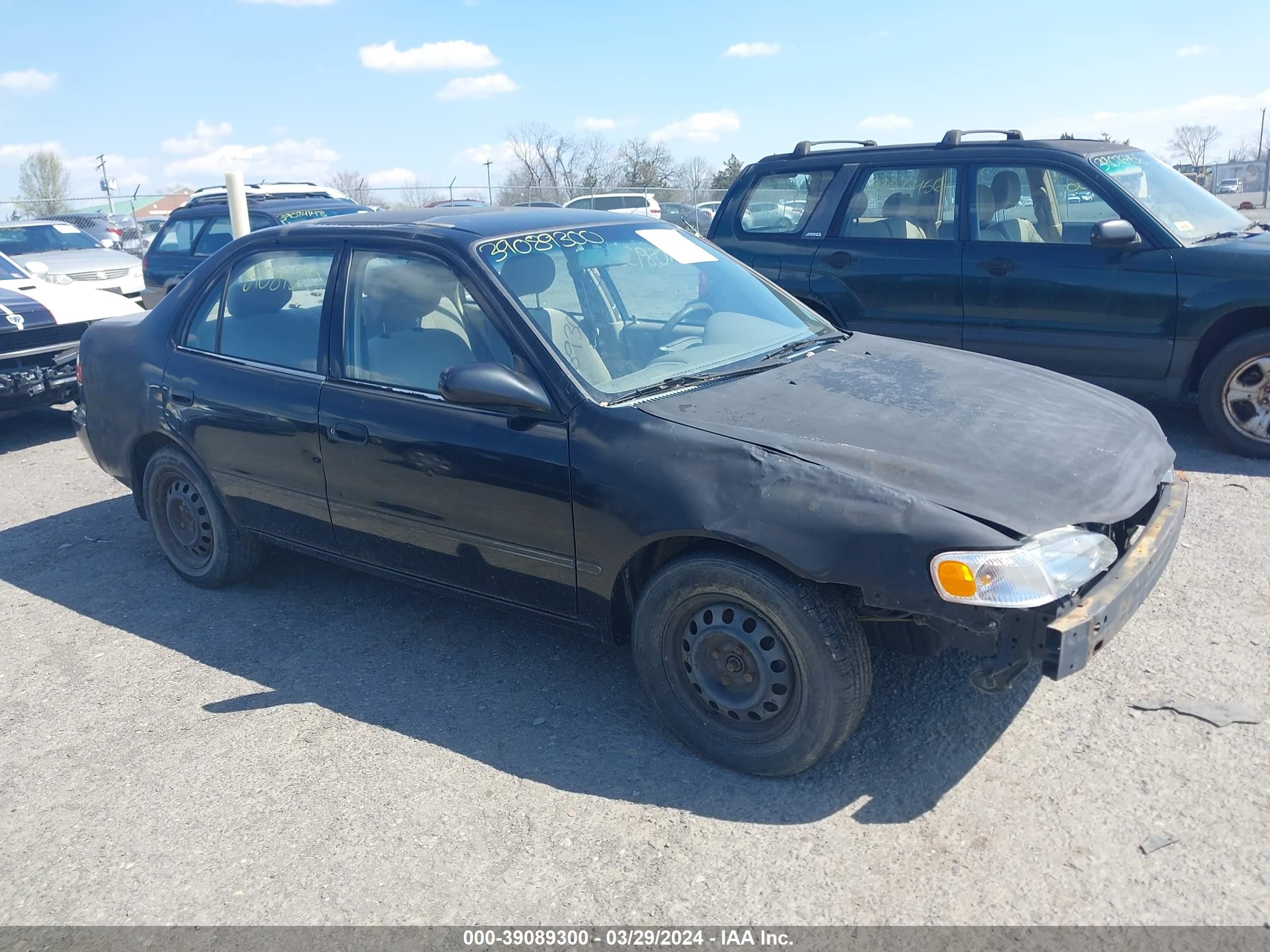 TOYOTA COROLLA 2000 2t1br12e9yc373780