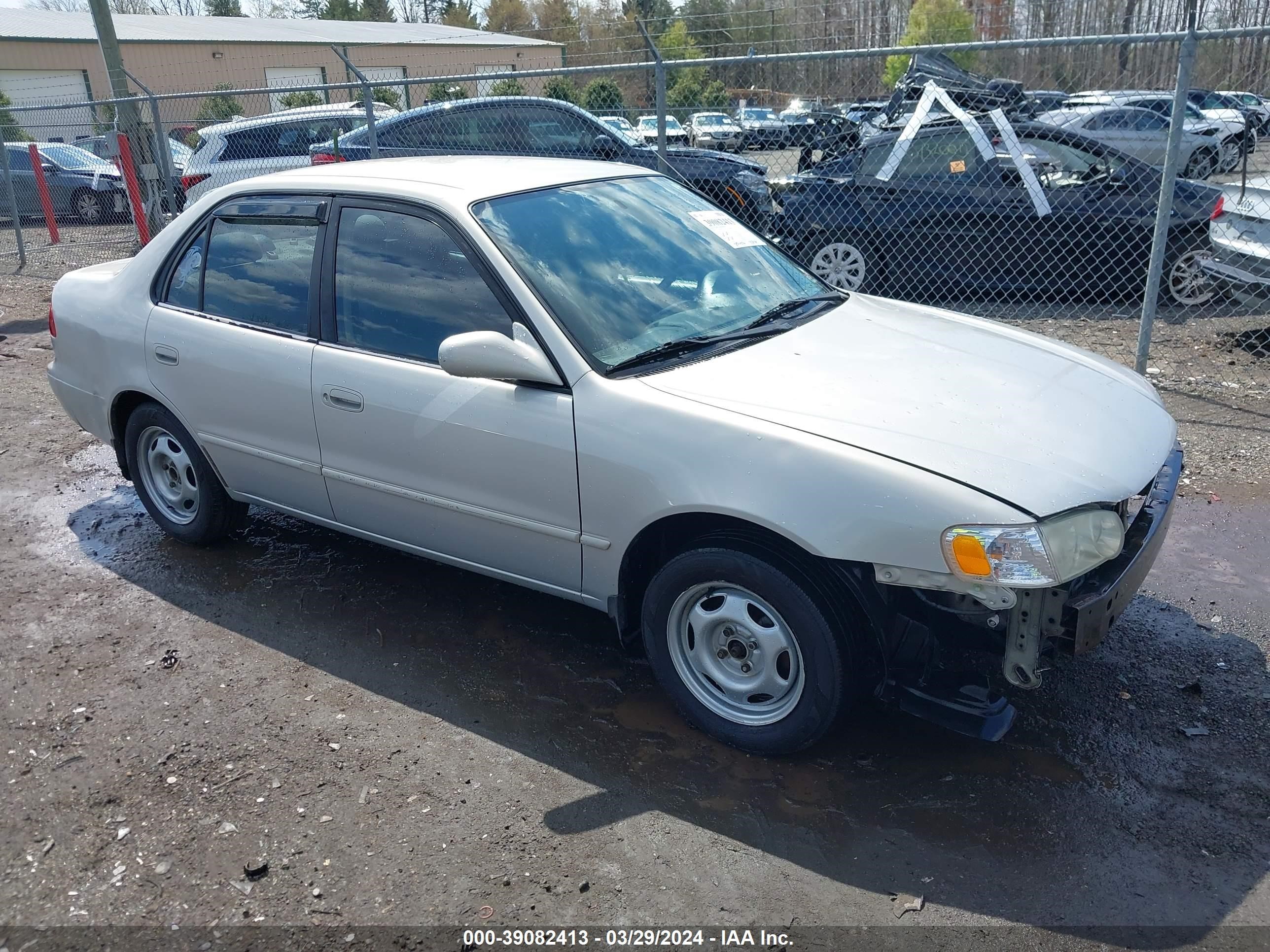 TOYOTA COROLLA 2001 2t1br12ex1c498714