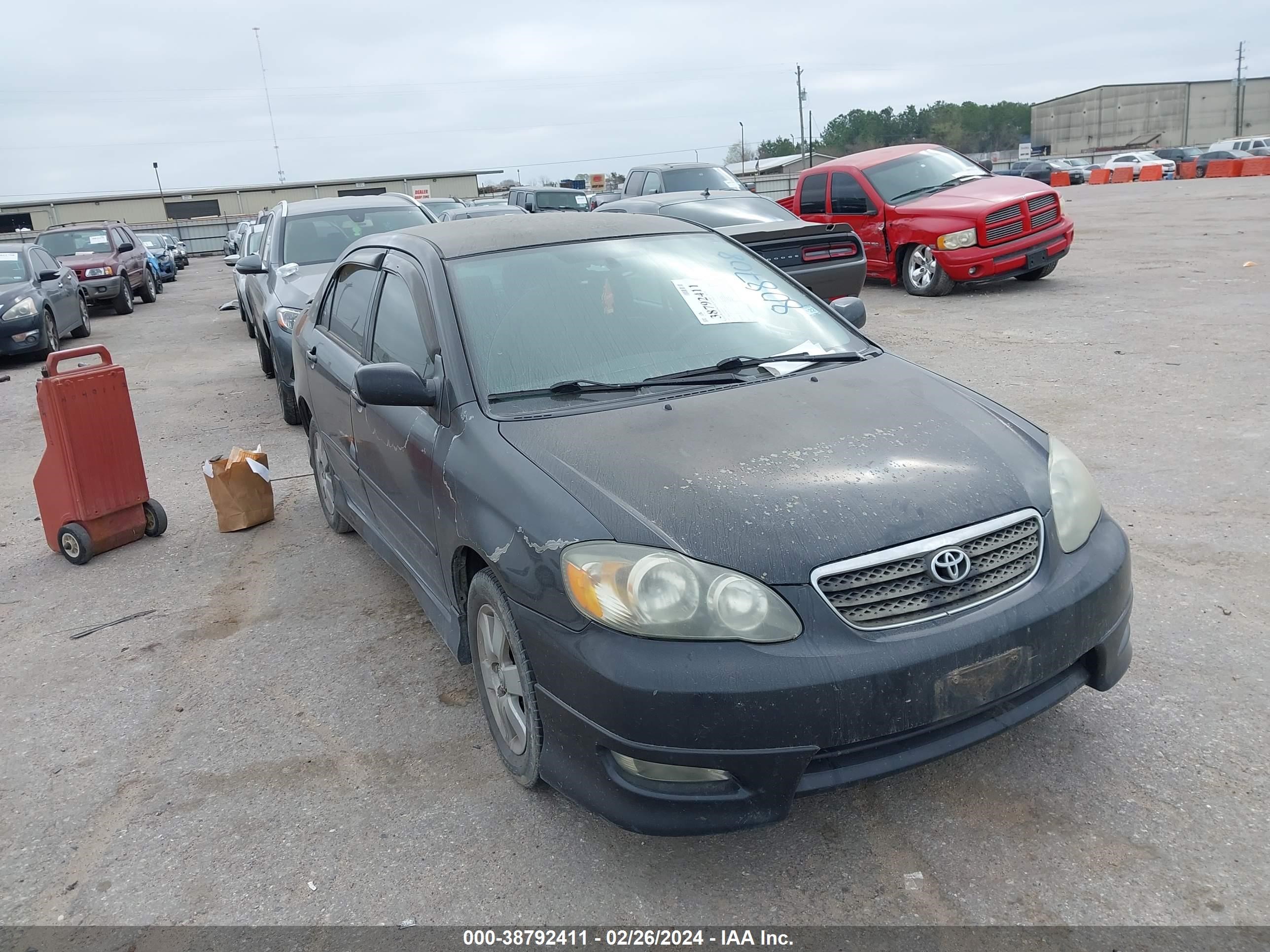 TOYOTA COROLLA 2007 2t1br30e17c808708