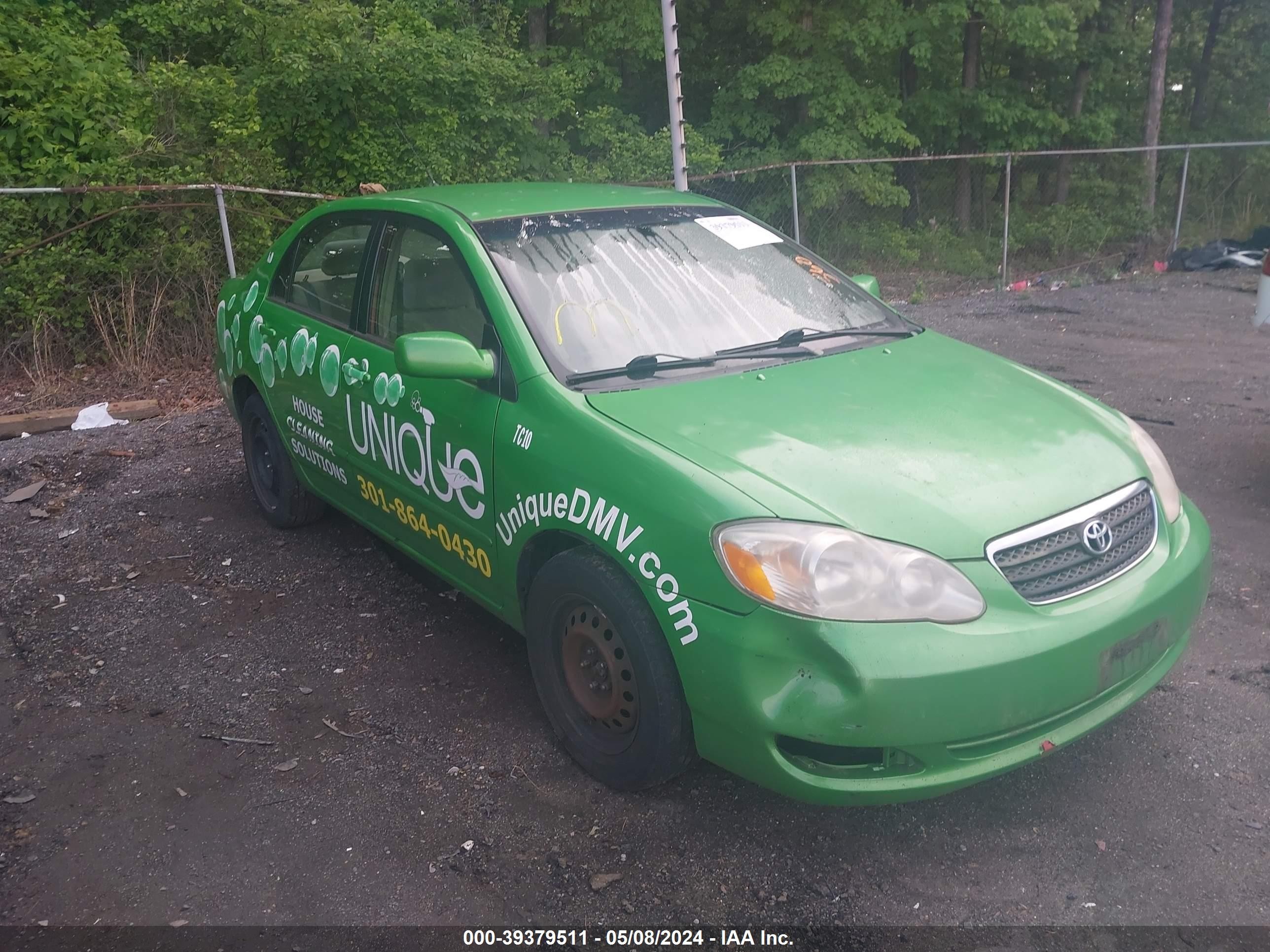 TOYOTA COROLLA 2008 2t1br30e18c937825