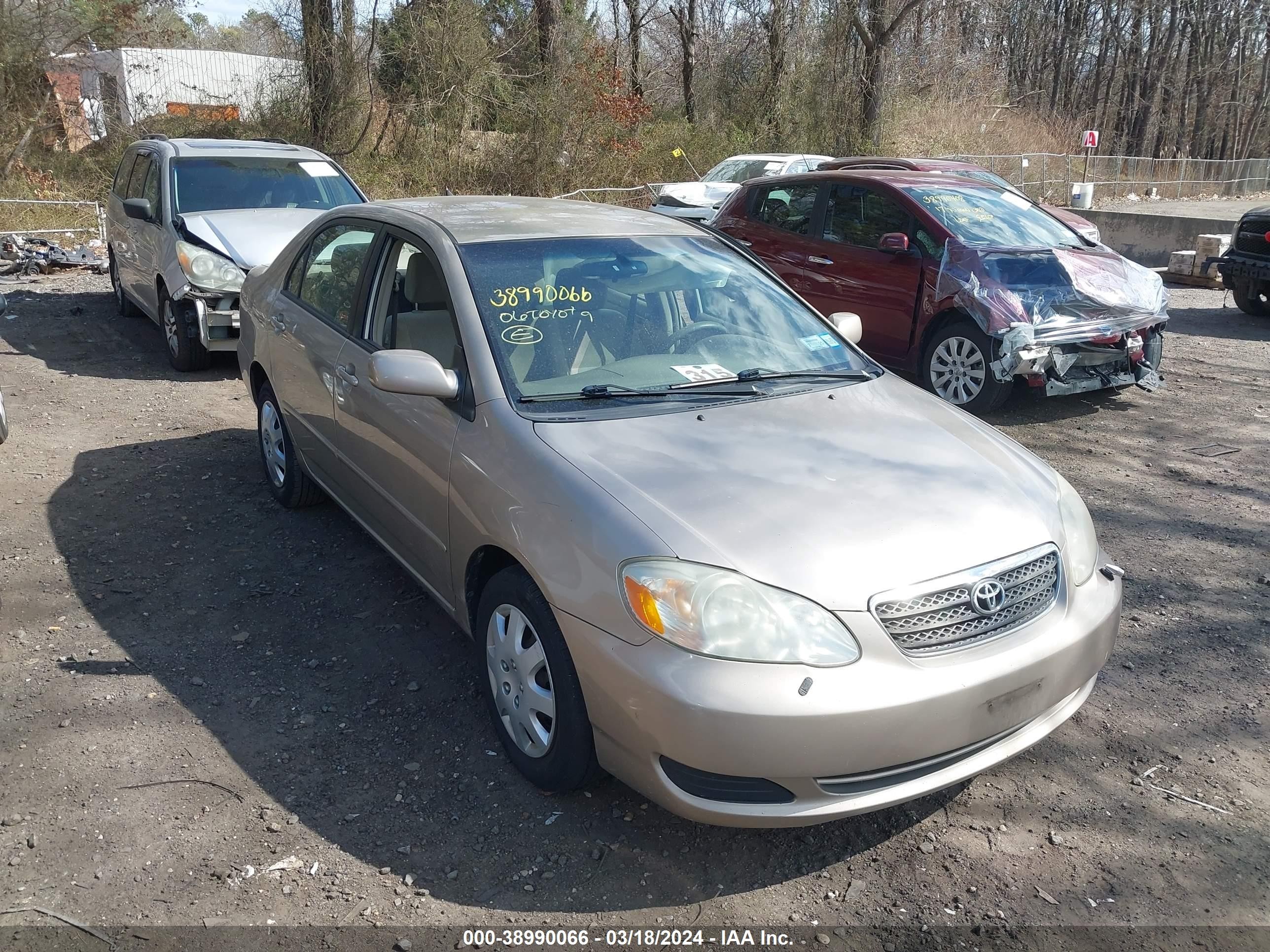 TOYOTA COROLLA 2006 2t1br30e26c625736