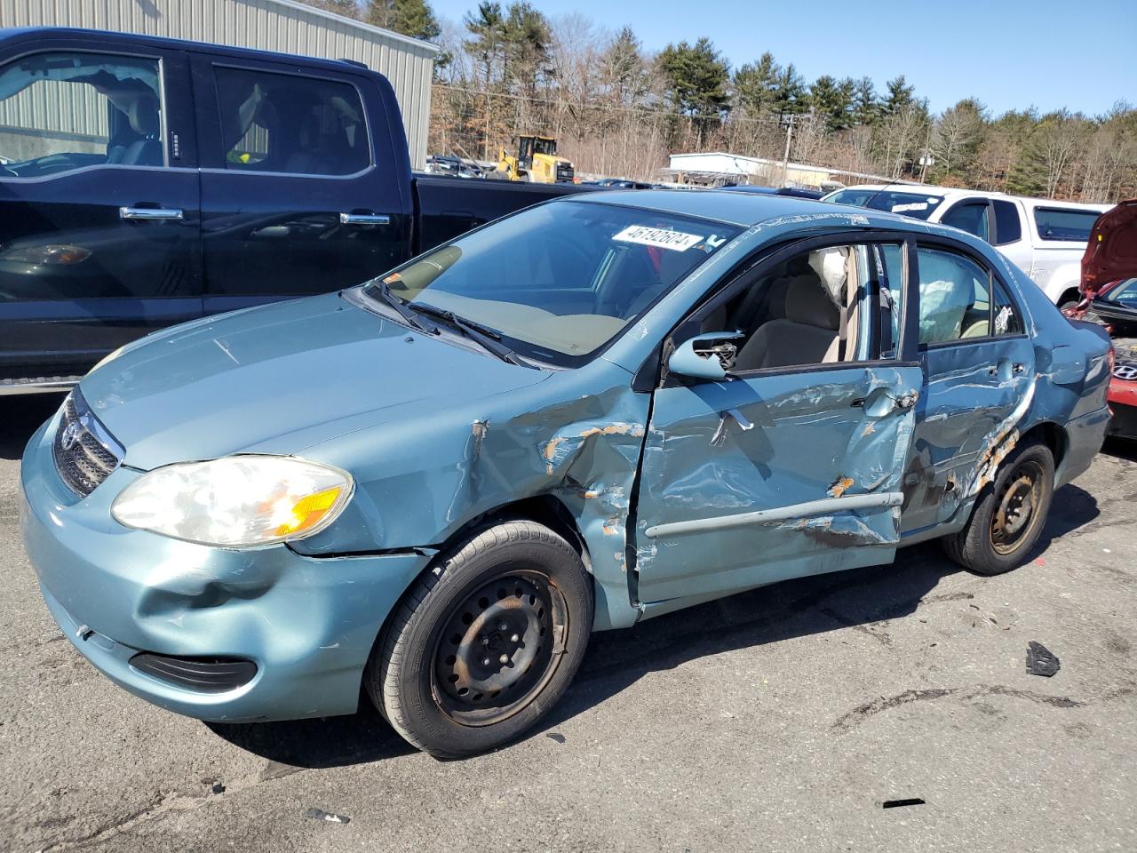 TOYOTA COROLLA 2006 2t1br30e36c644618