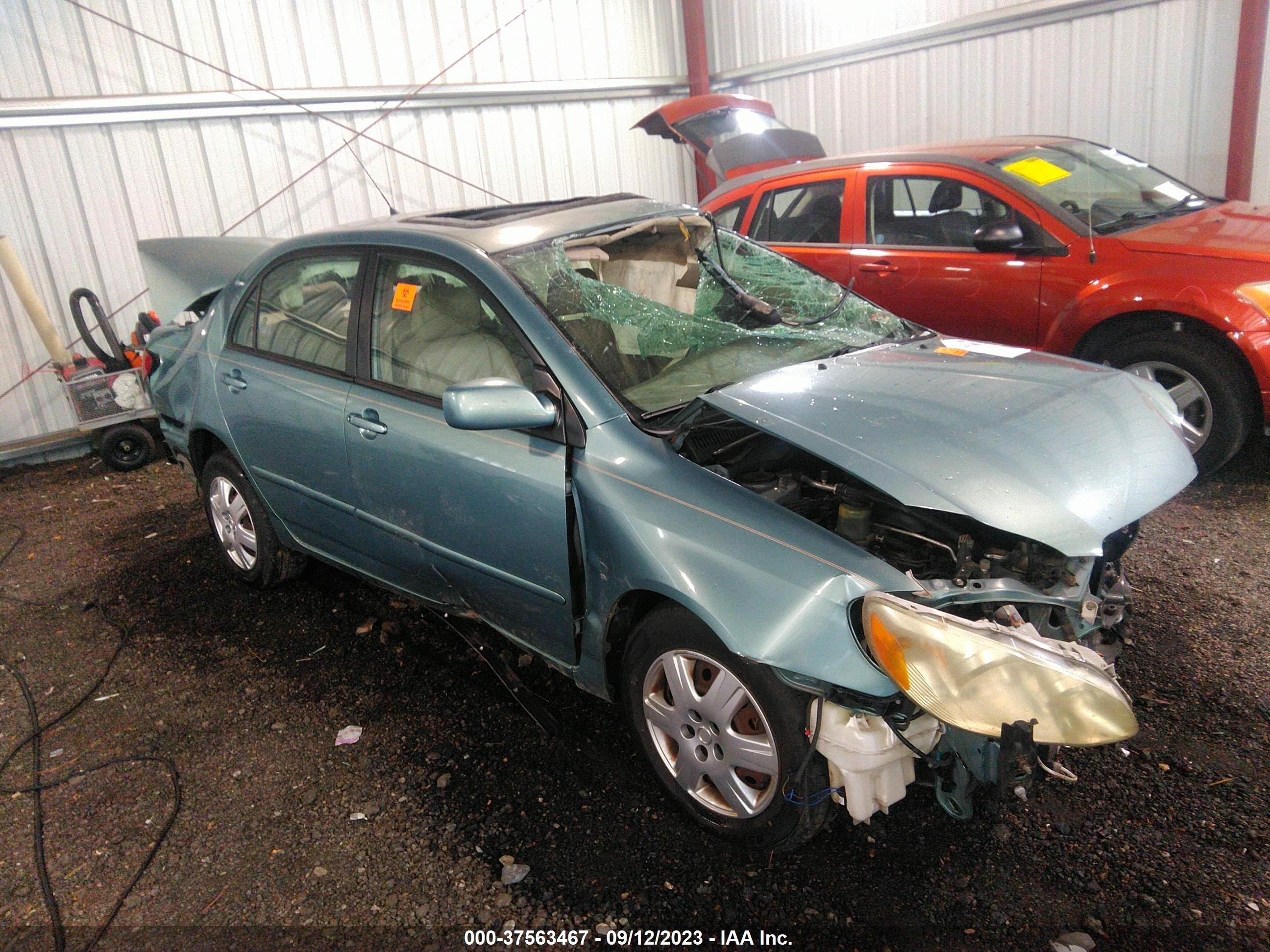 TOYOTA COROLLA 2006 2t1br30e36c690479