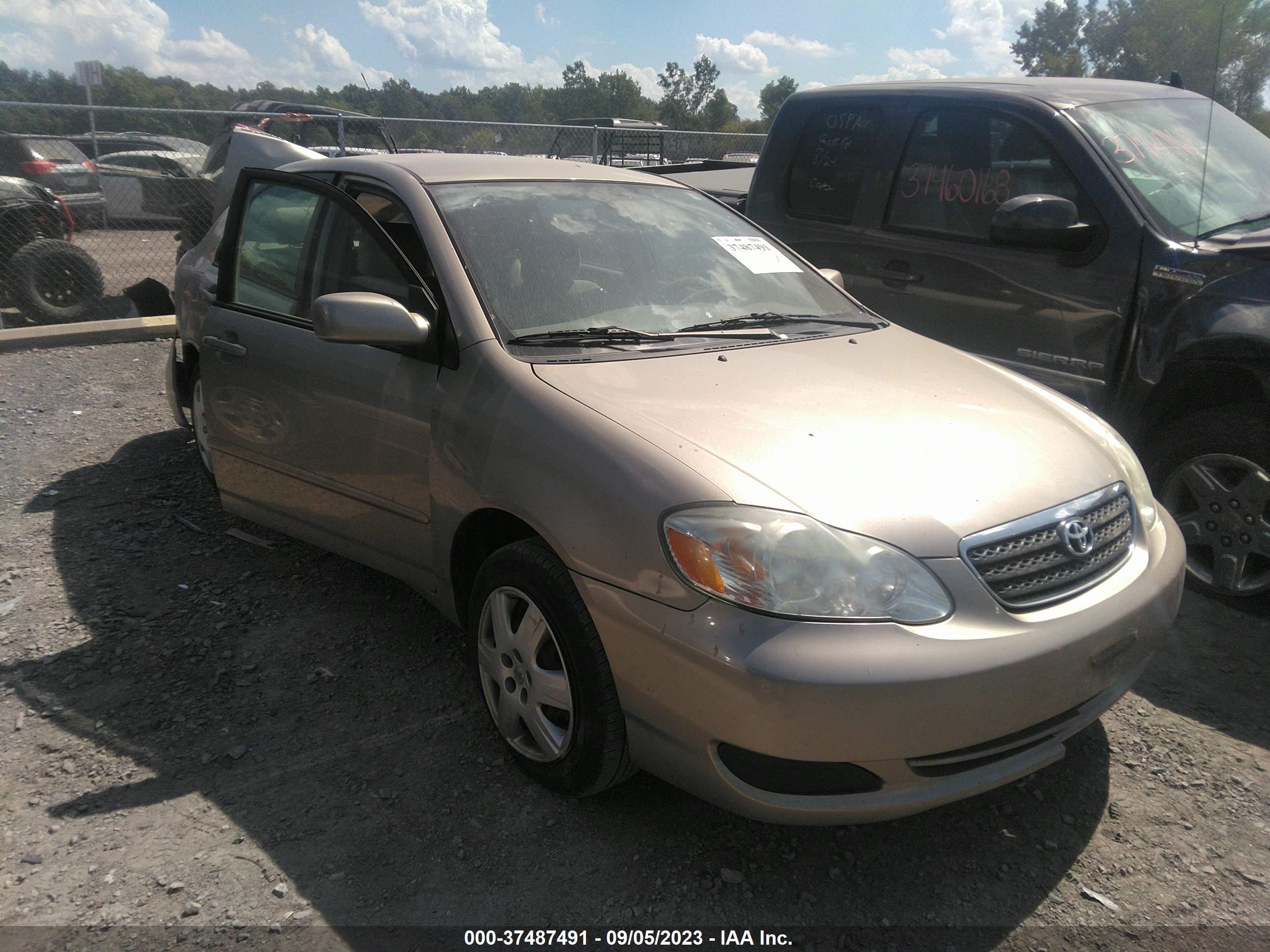 TOYOTA COROLLA 2007 2t1br30e37c809648