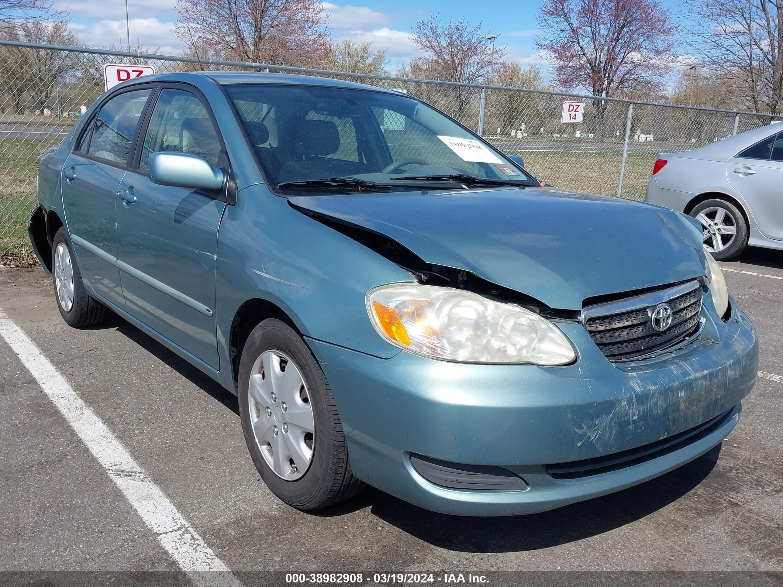 TOYOTA COROLLA 2007 2t1br30e47c794500