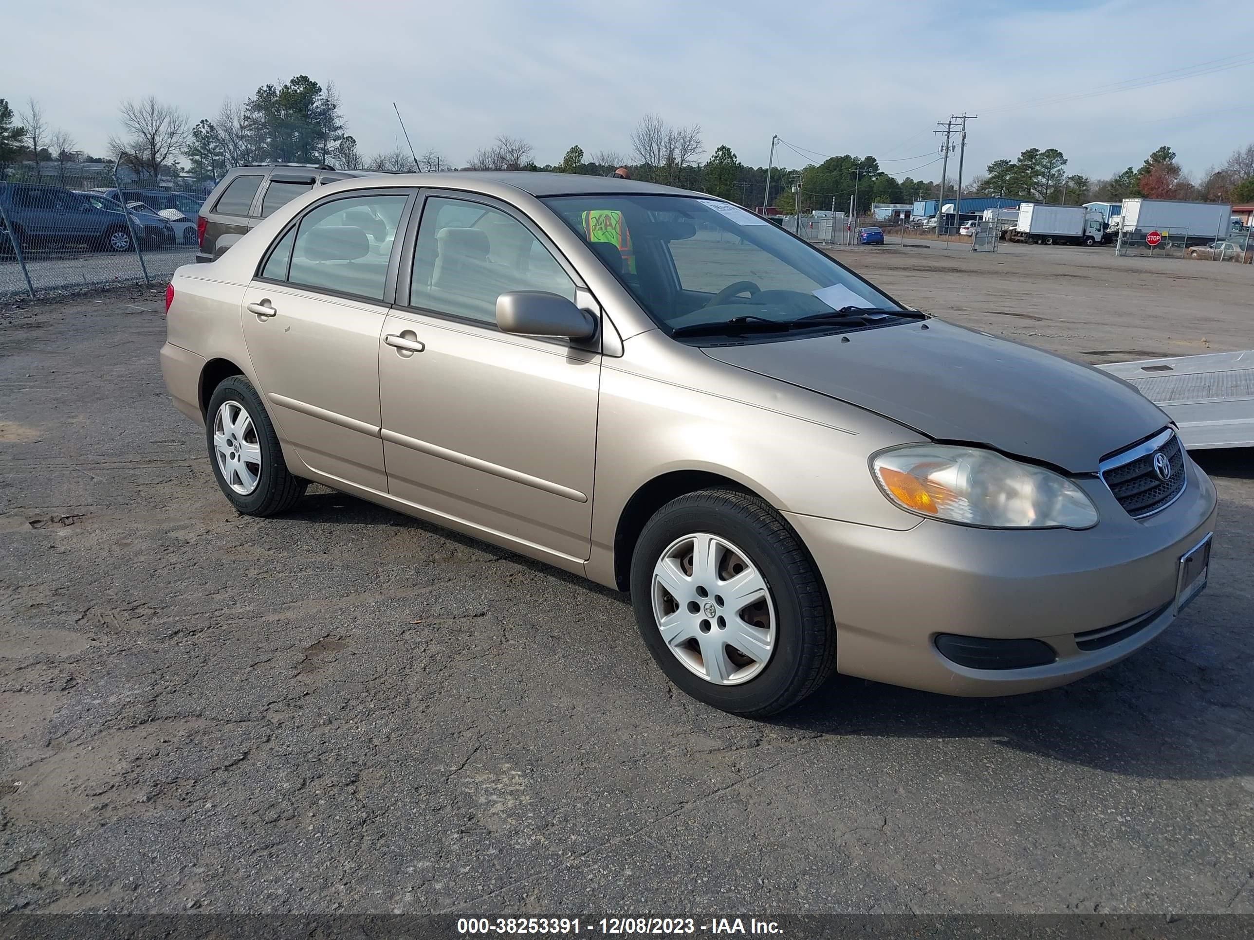 TOYOTA COROLLA 2008 2t1br30e48c896672