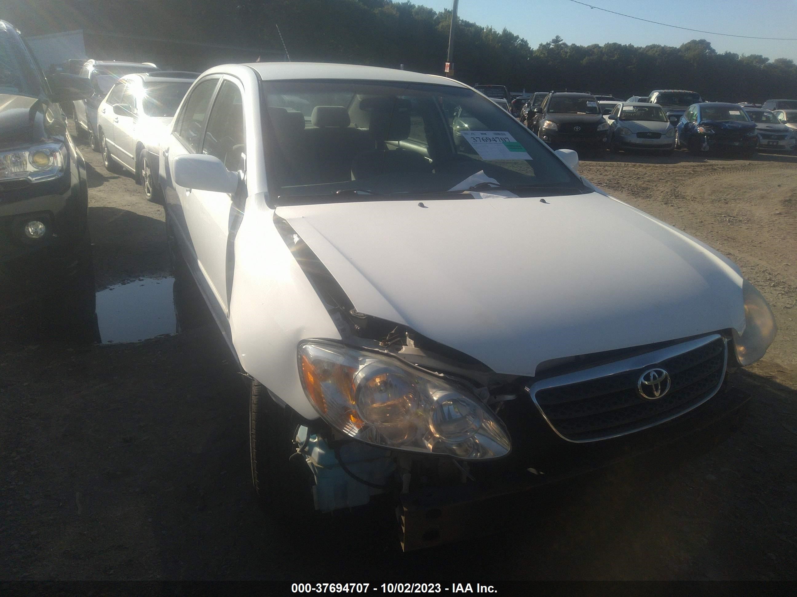 TOYOTA COROLLA 2008 2t1br30e48c921747