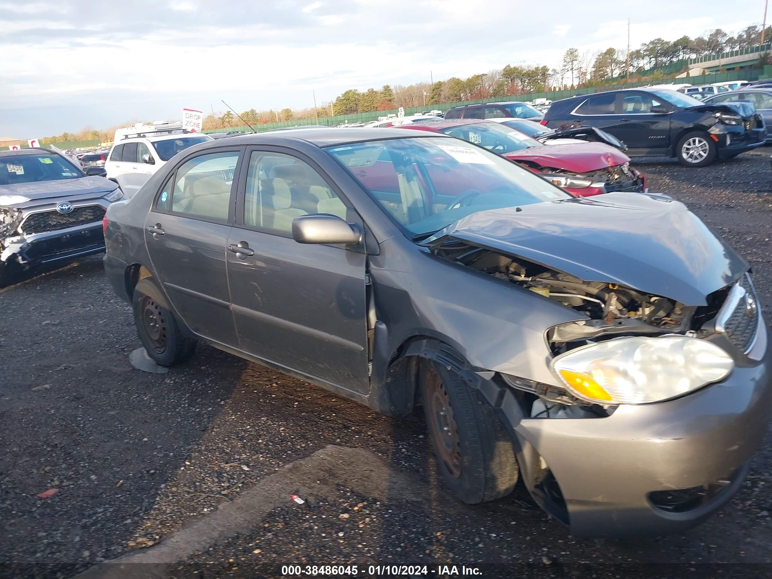 TOYOTA COROLLA 2007 2t1br30e57c822241