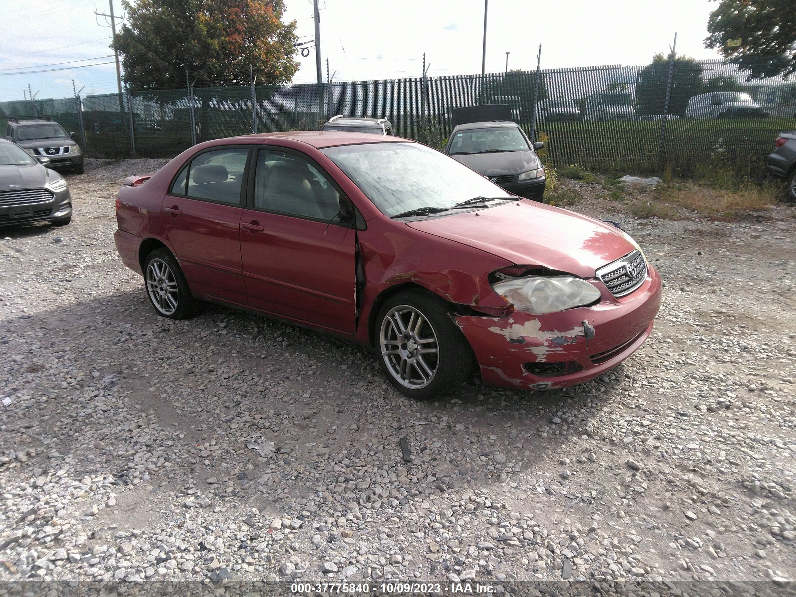 TOYOTA COROLLA 2008 2t1br30e58c877533