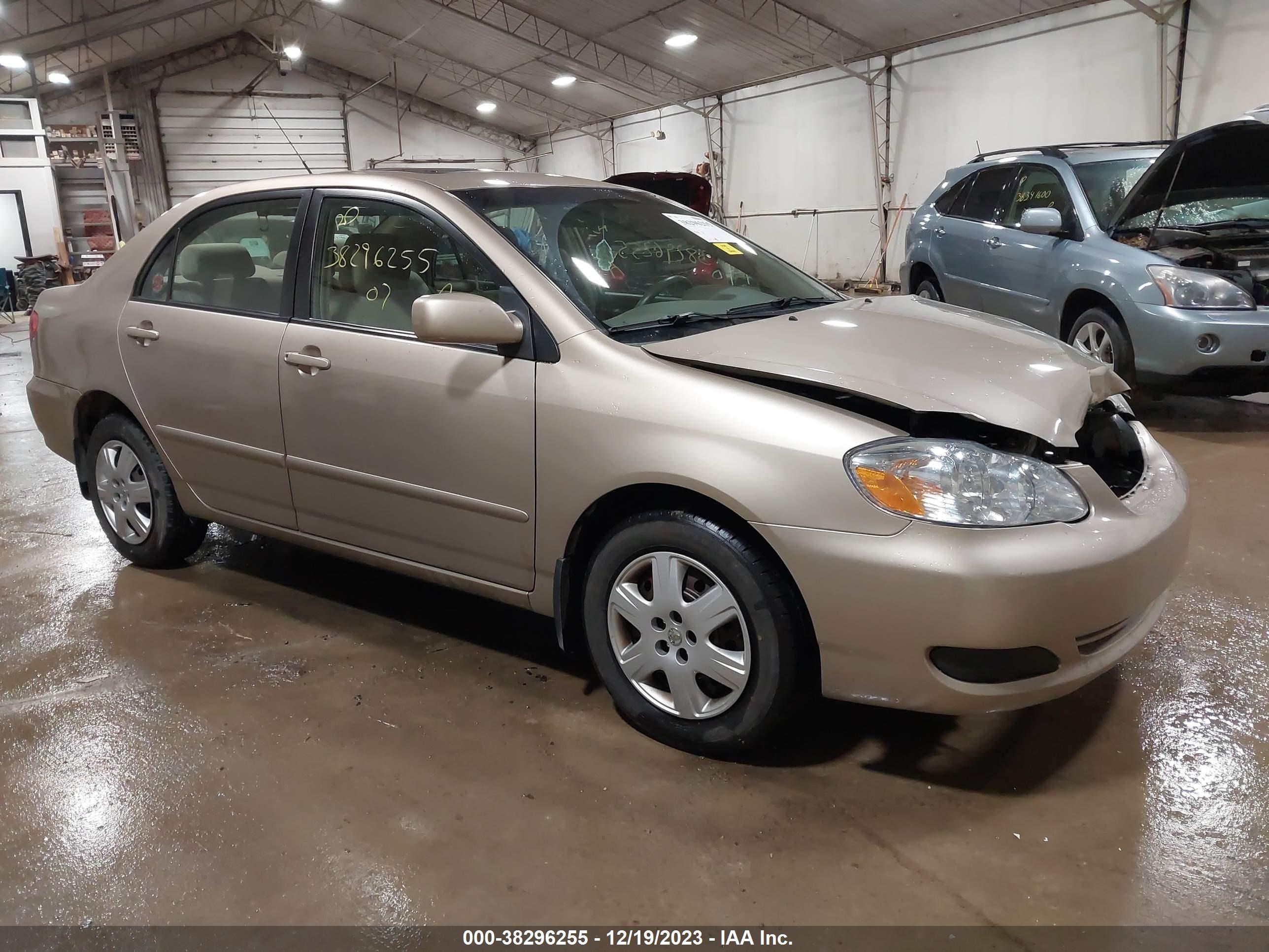 TOYOTA COROLLA 2007 2t1br30e67c753947