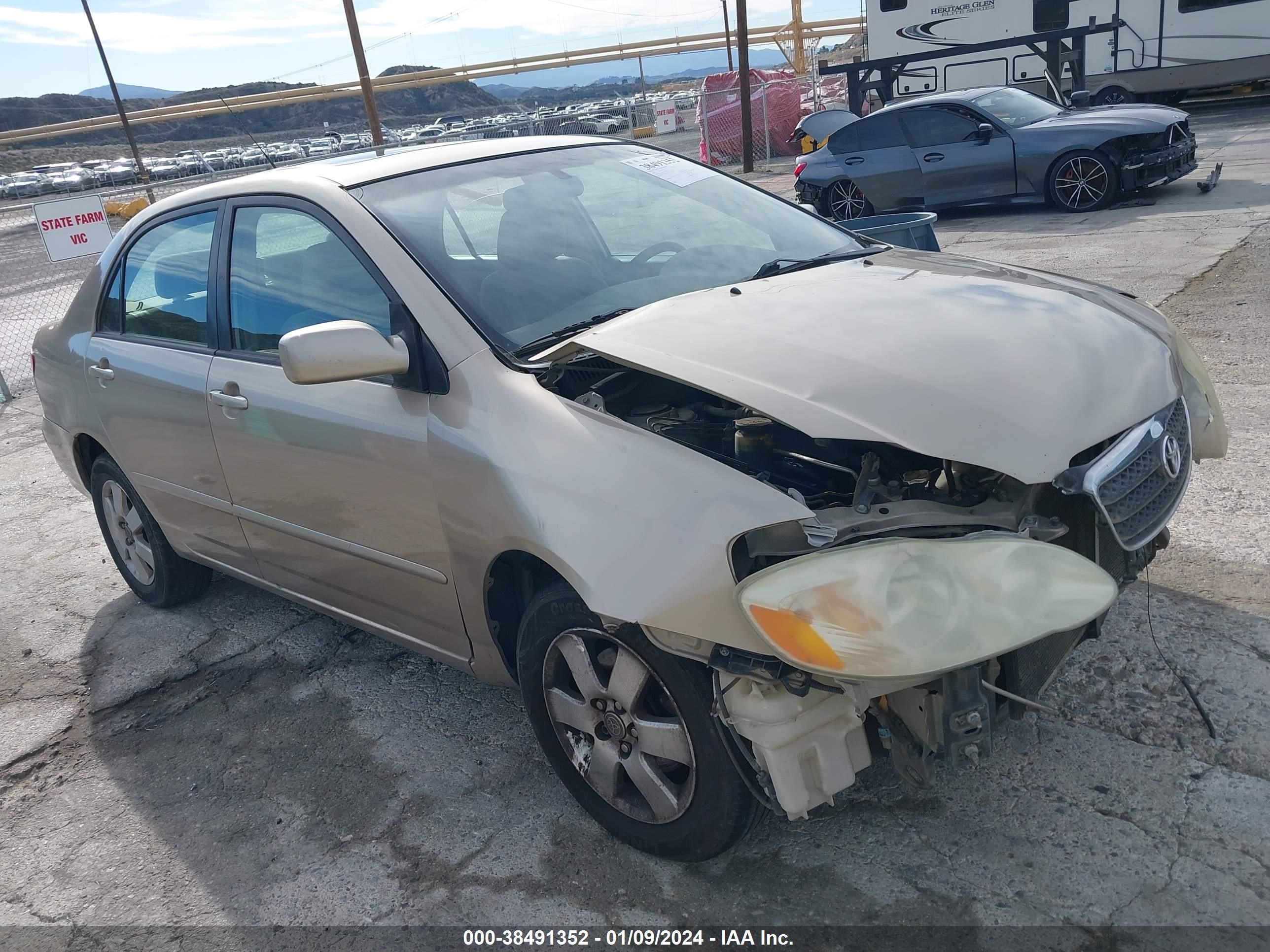 TOYOTA COROLLA 2005 2t1br30e75c350346