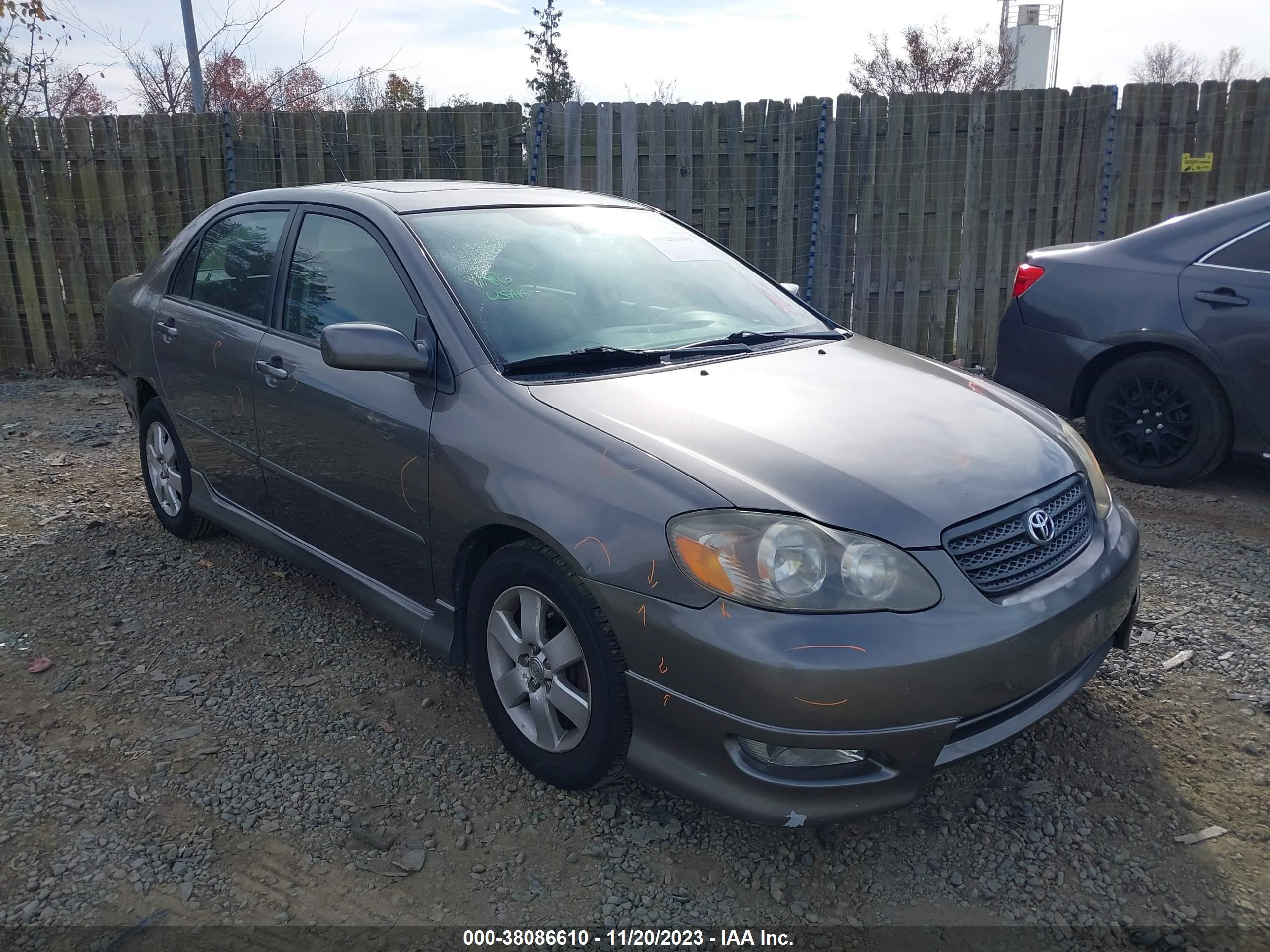 TOYOTA COROLLA 2006 2t1br30e76c595116