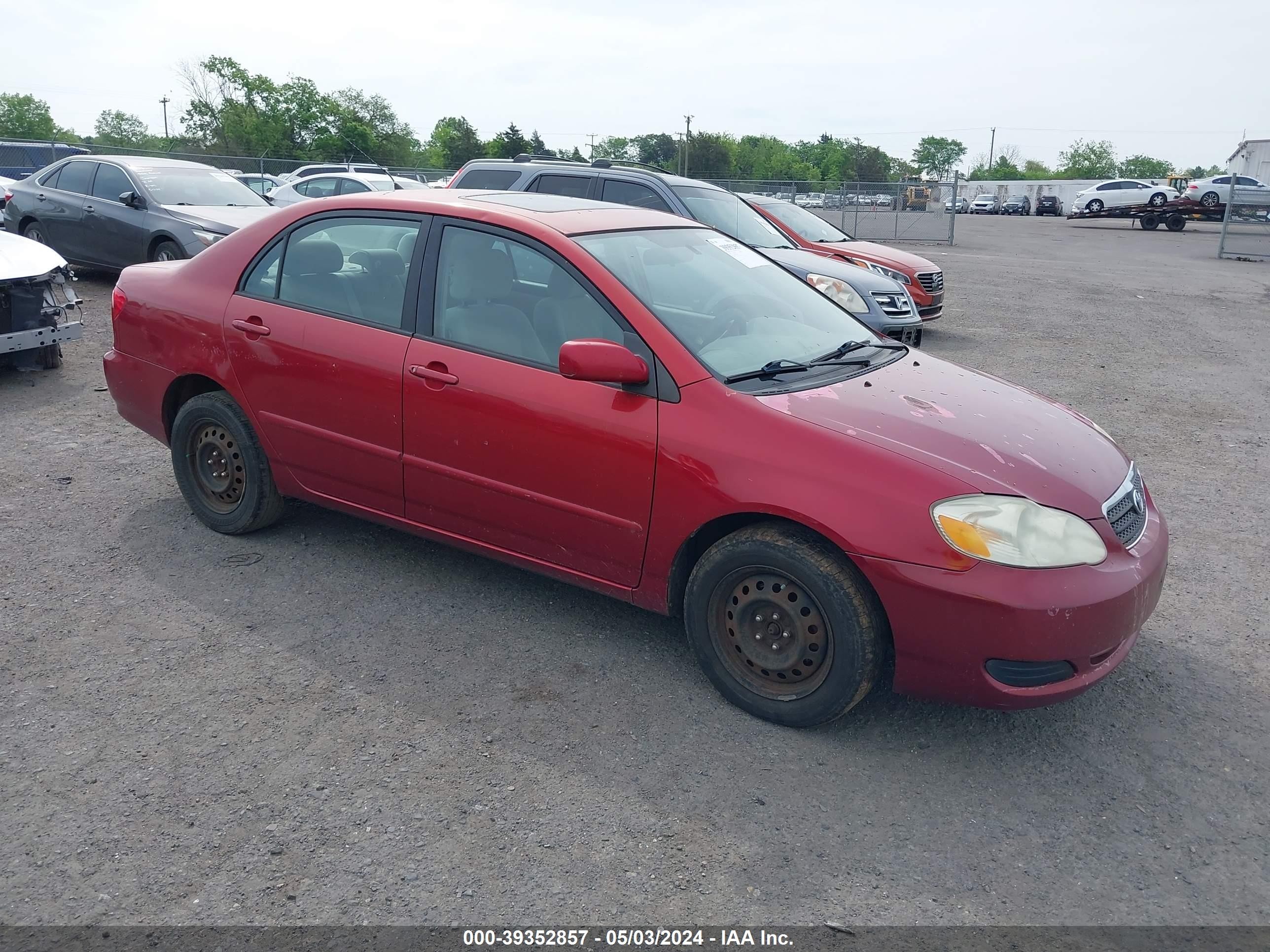 TOYOTA COROLLA 2007 2t1br30e87c736826