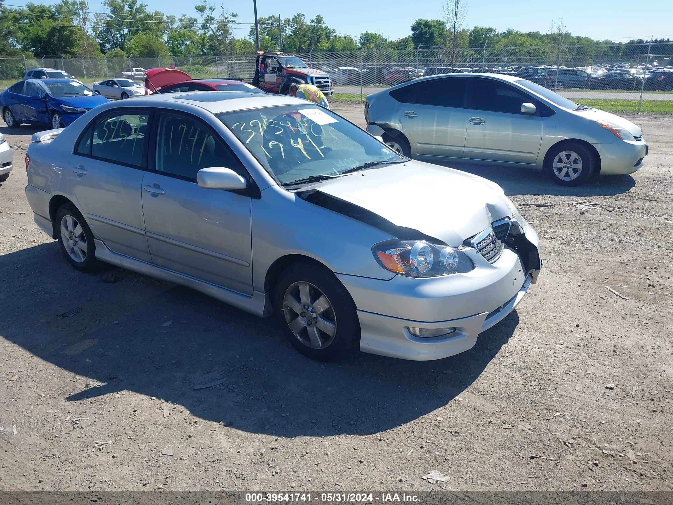 TOYOTA COROLLA 2007 2t1br30e87c798467