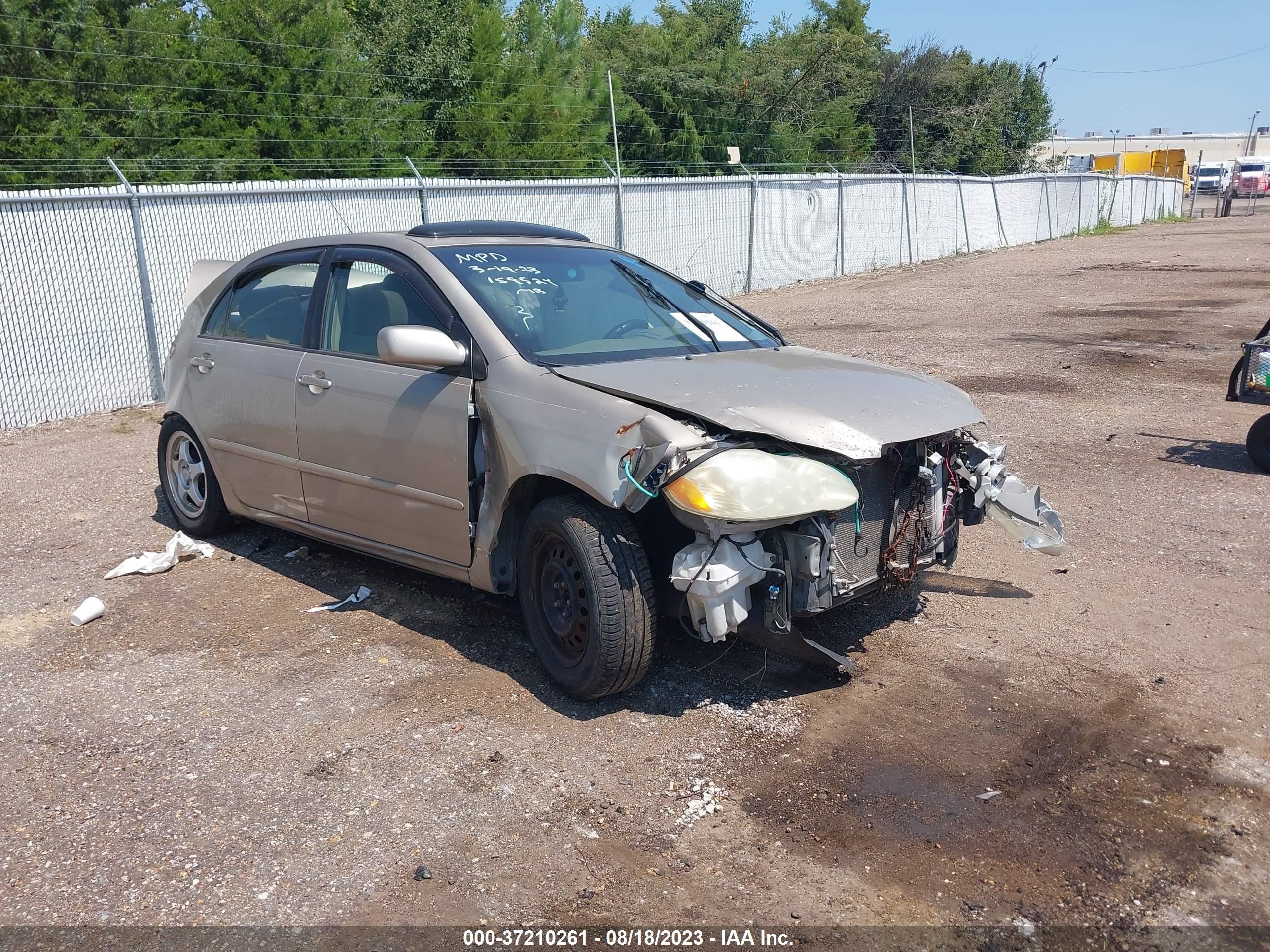 TOYOTA COROLLA 2005 2t1br30ex5c414170