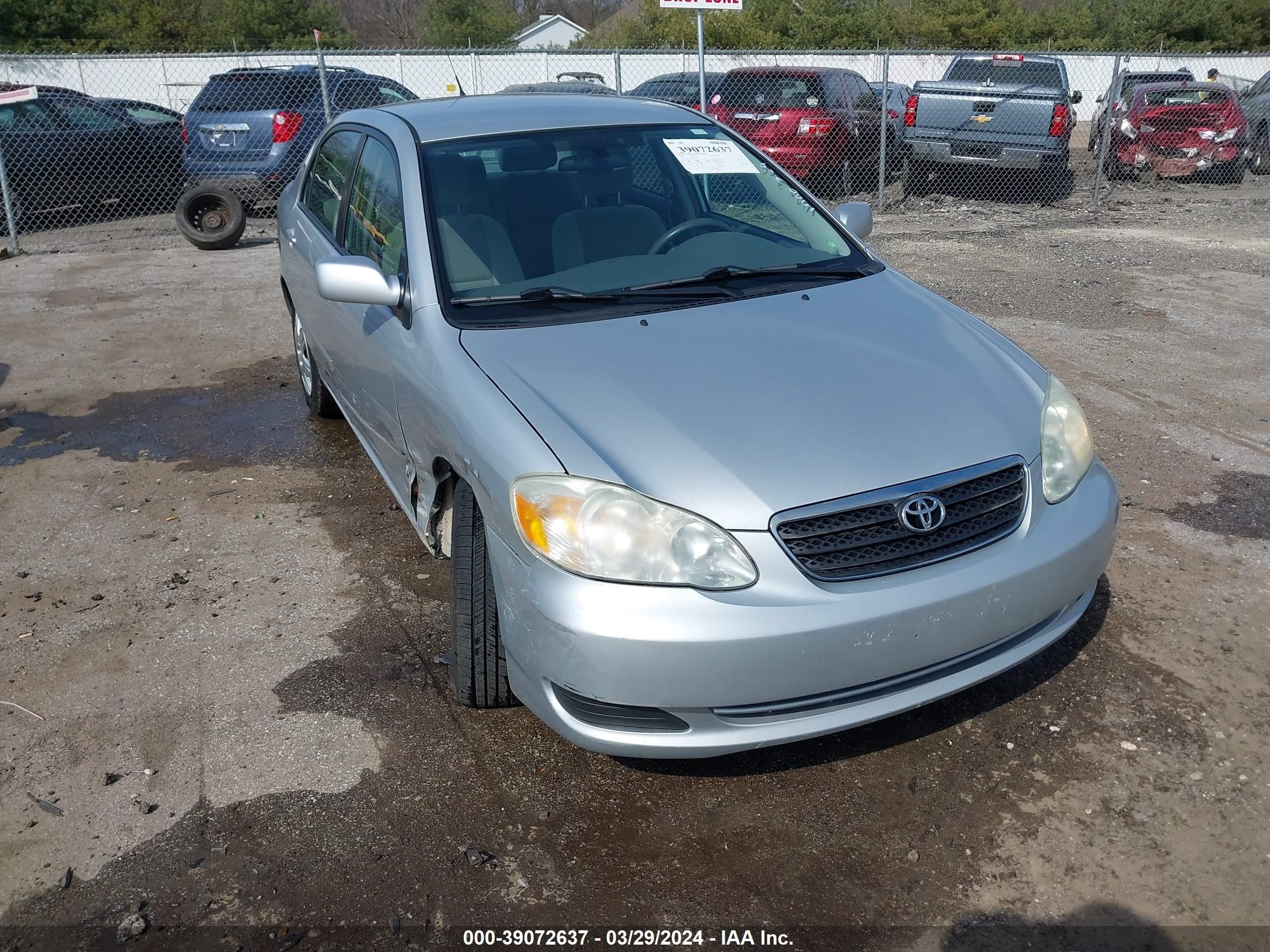 TOYOTA COROLLA 2007 2t1br30ex7c817441