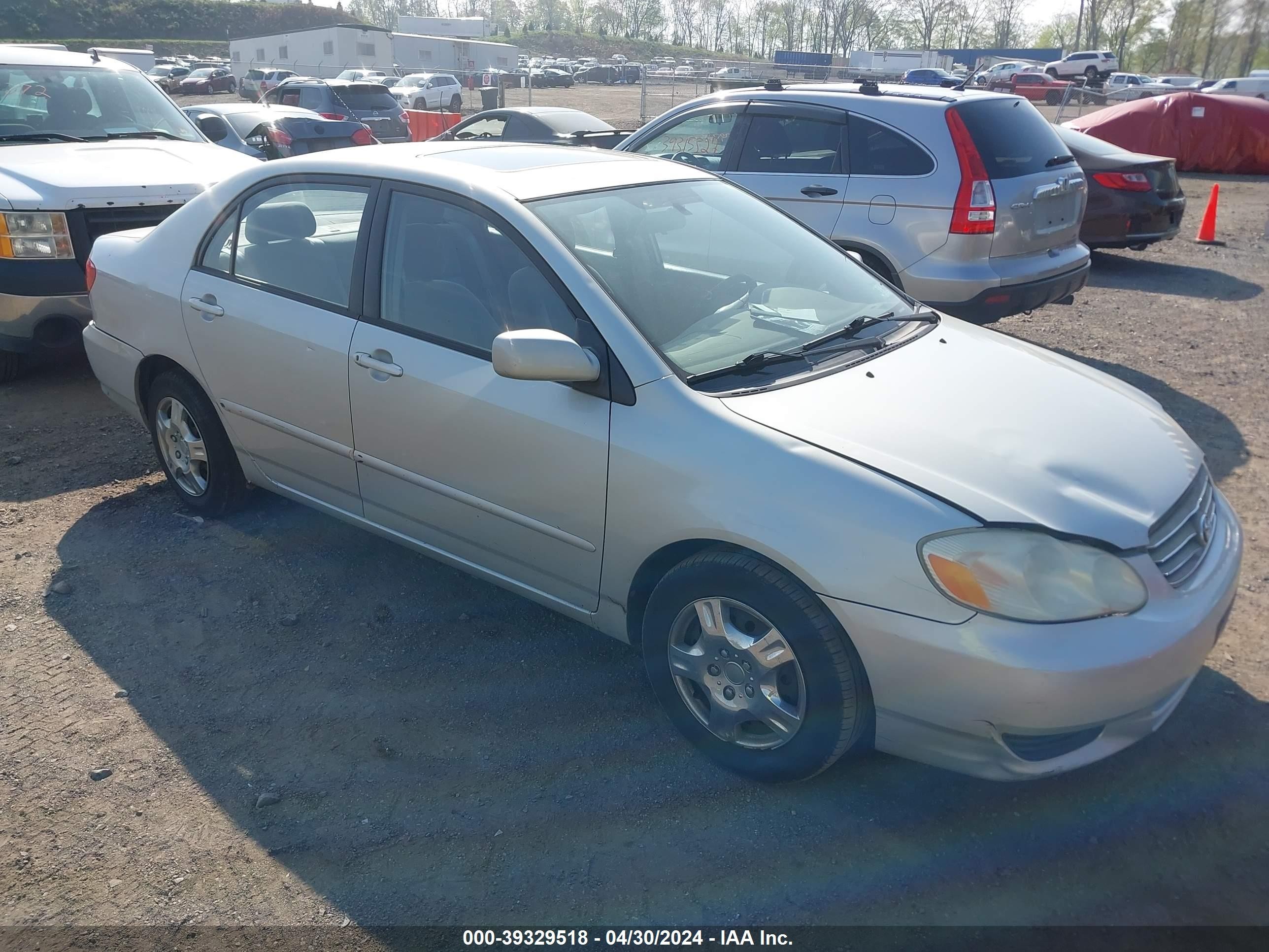 TOYOTA COROLLA 2003 2t1br32e03c123235