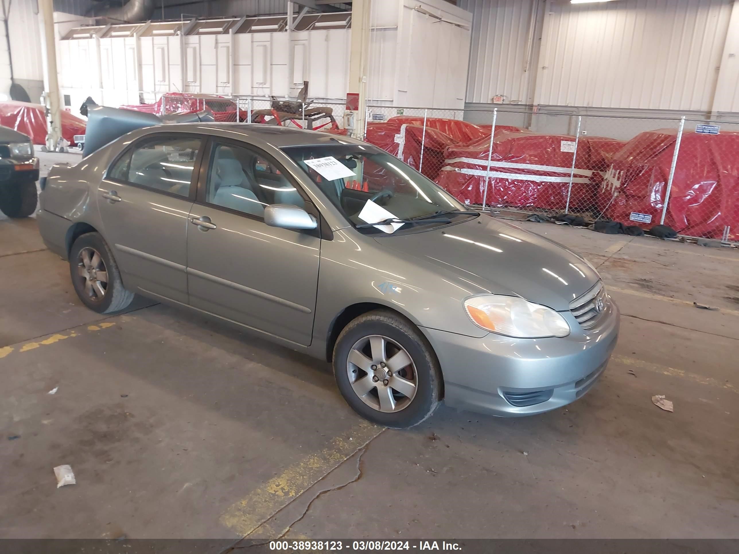 TOYOTA COROLLA 2003 2t1br32e03c146448