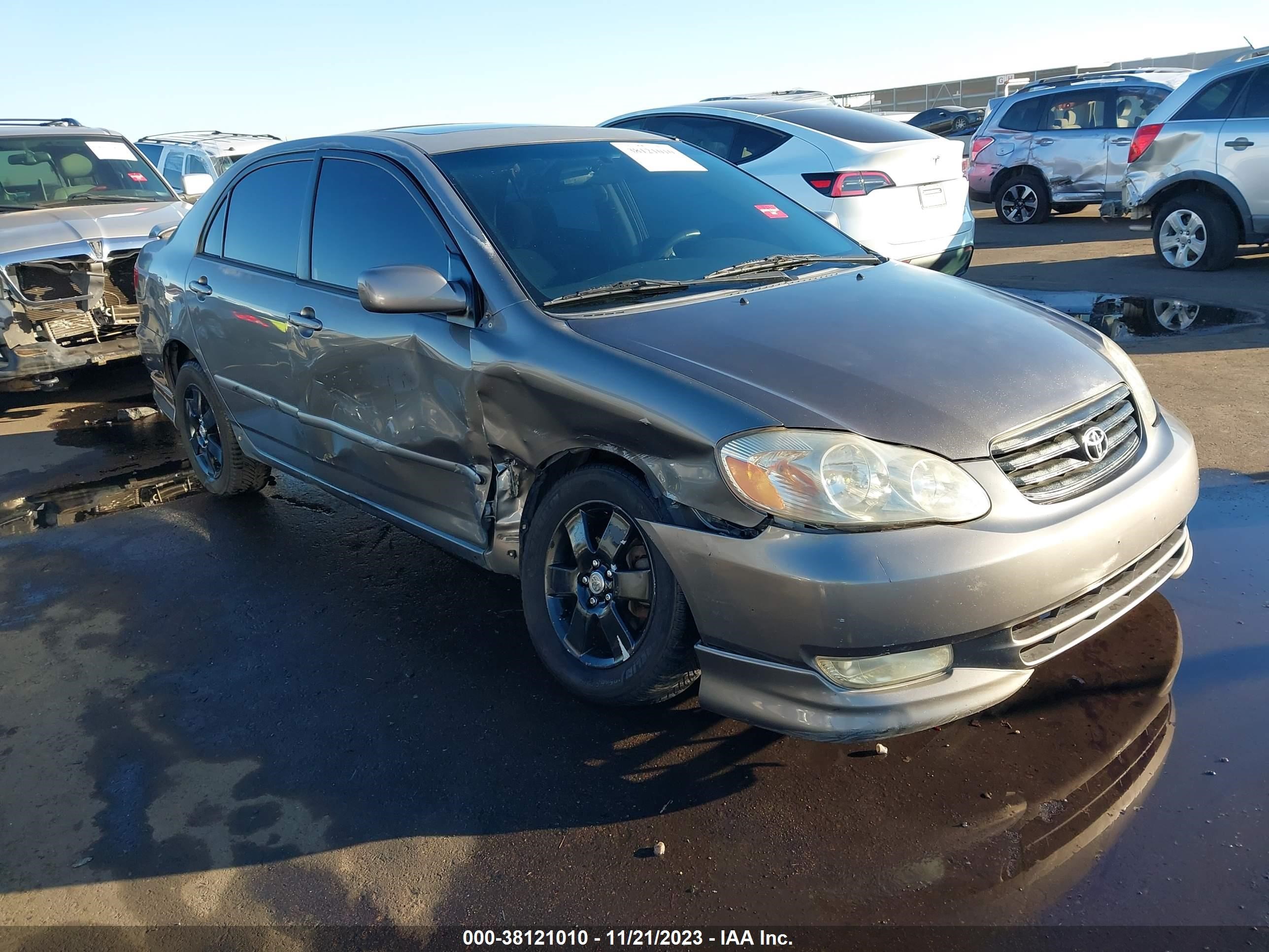 TOYOTA COROLLA 2003 2t1br32e03c163296