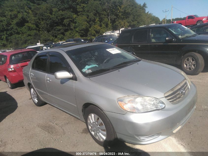 TOYOTA COROLLA 2004 2t1br32e04c275811