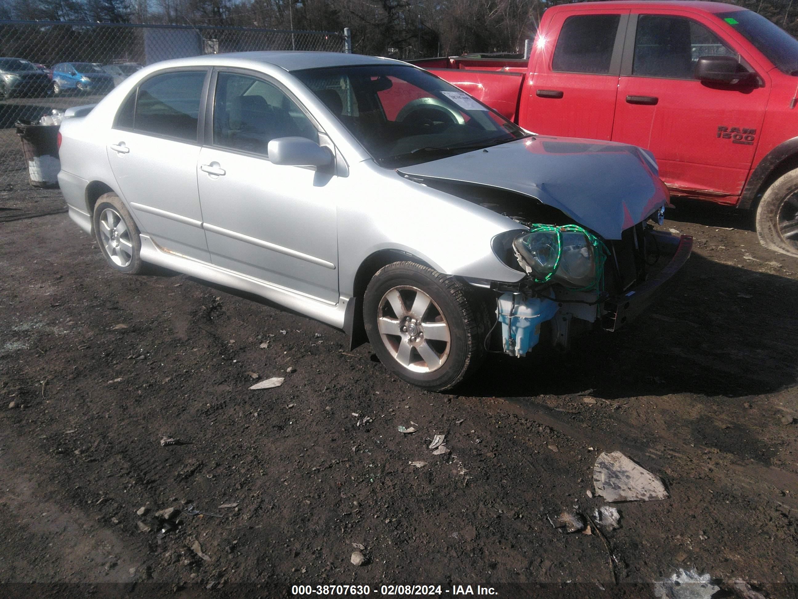 TOYOTA COROLLA 2005 2t1br32e05c334857