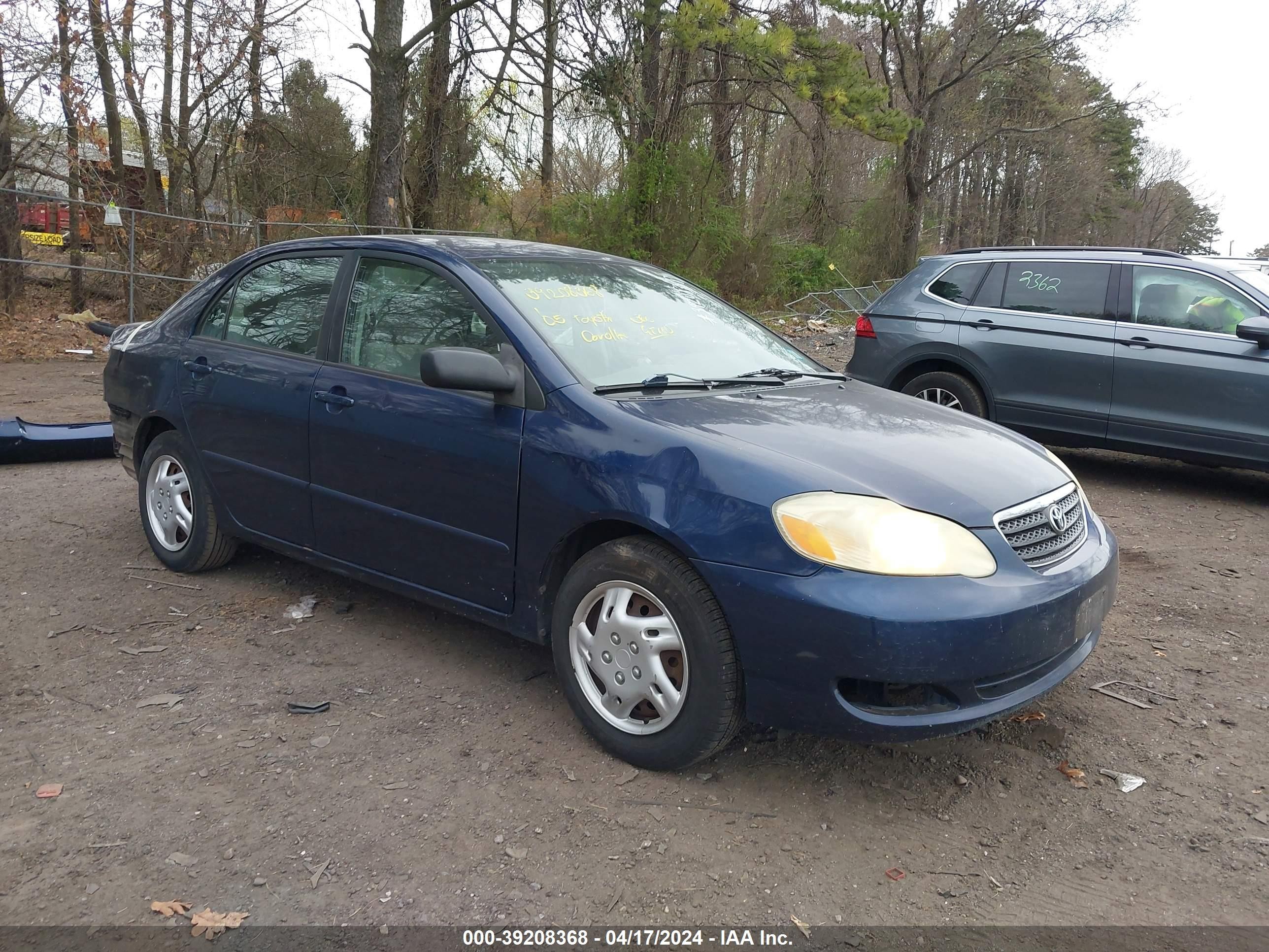 TOYOTA COROLLA 2005 2t1br32e05c413994