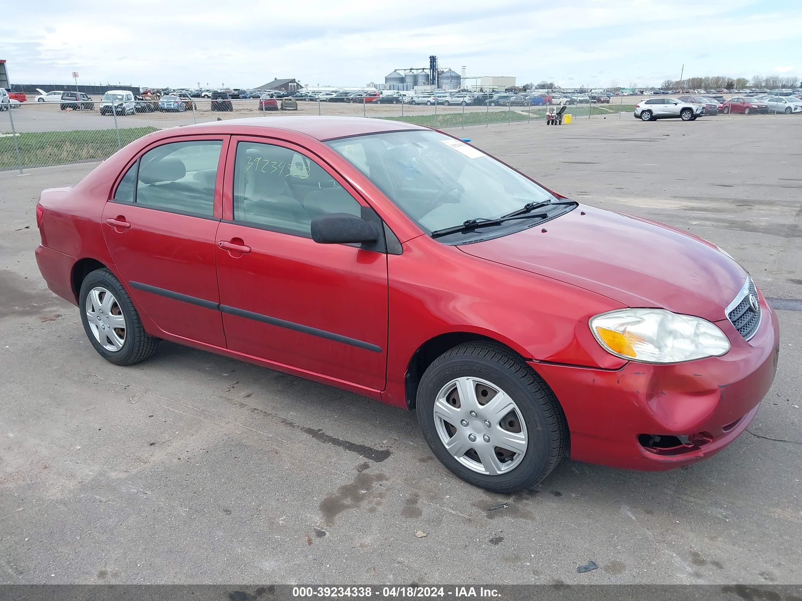 TOYOTA COROLLA 2005 2t1br32e05c437289