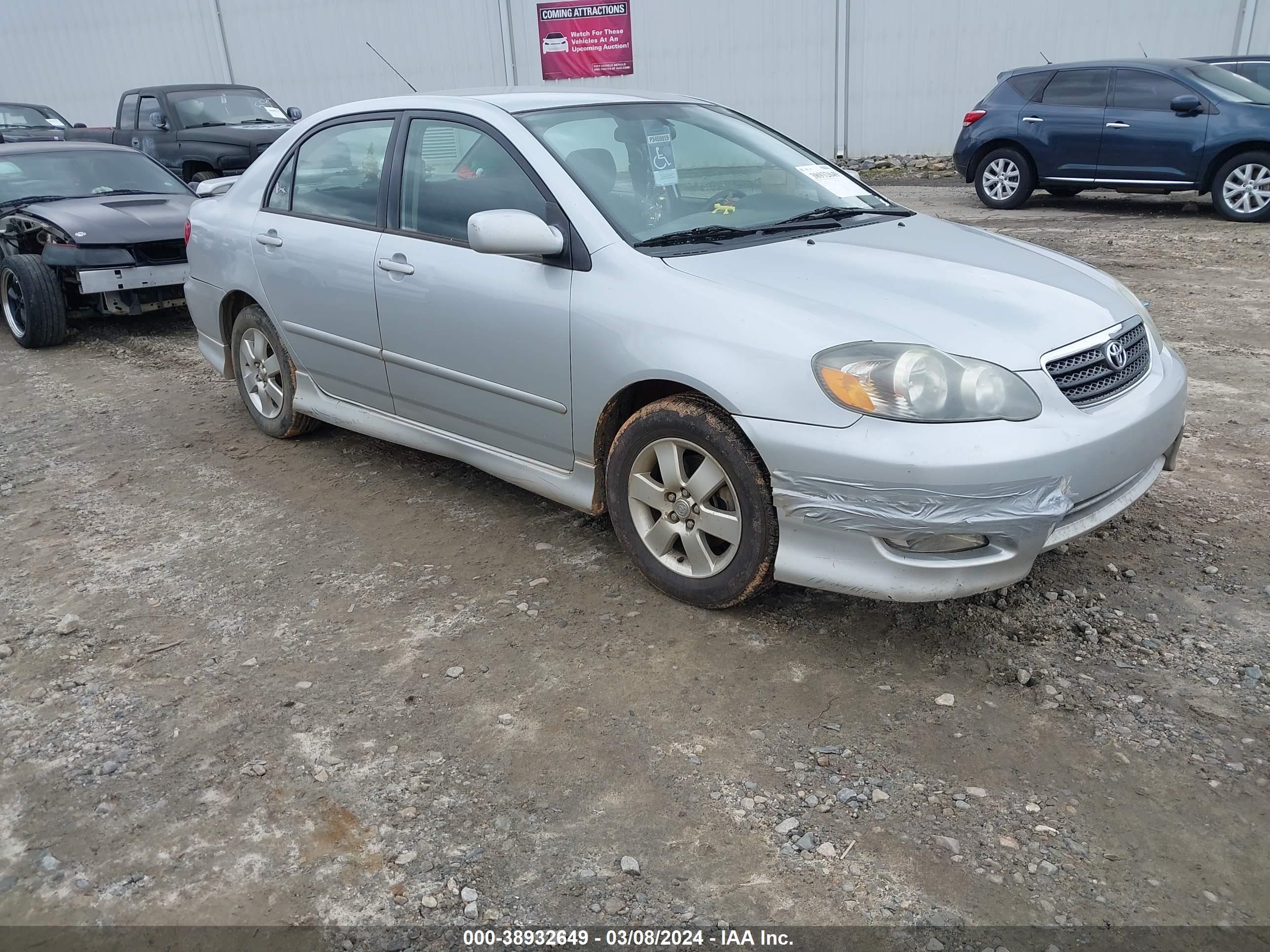 TOYOTA COROLLA 2005 2t1br32e05c557285