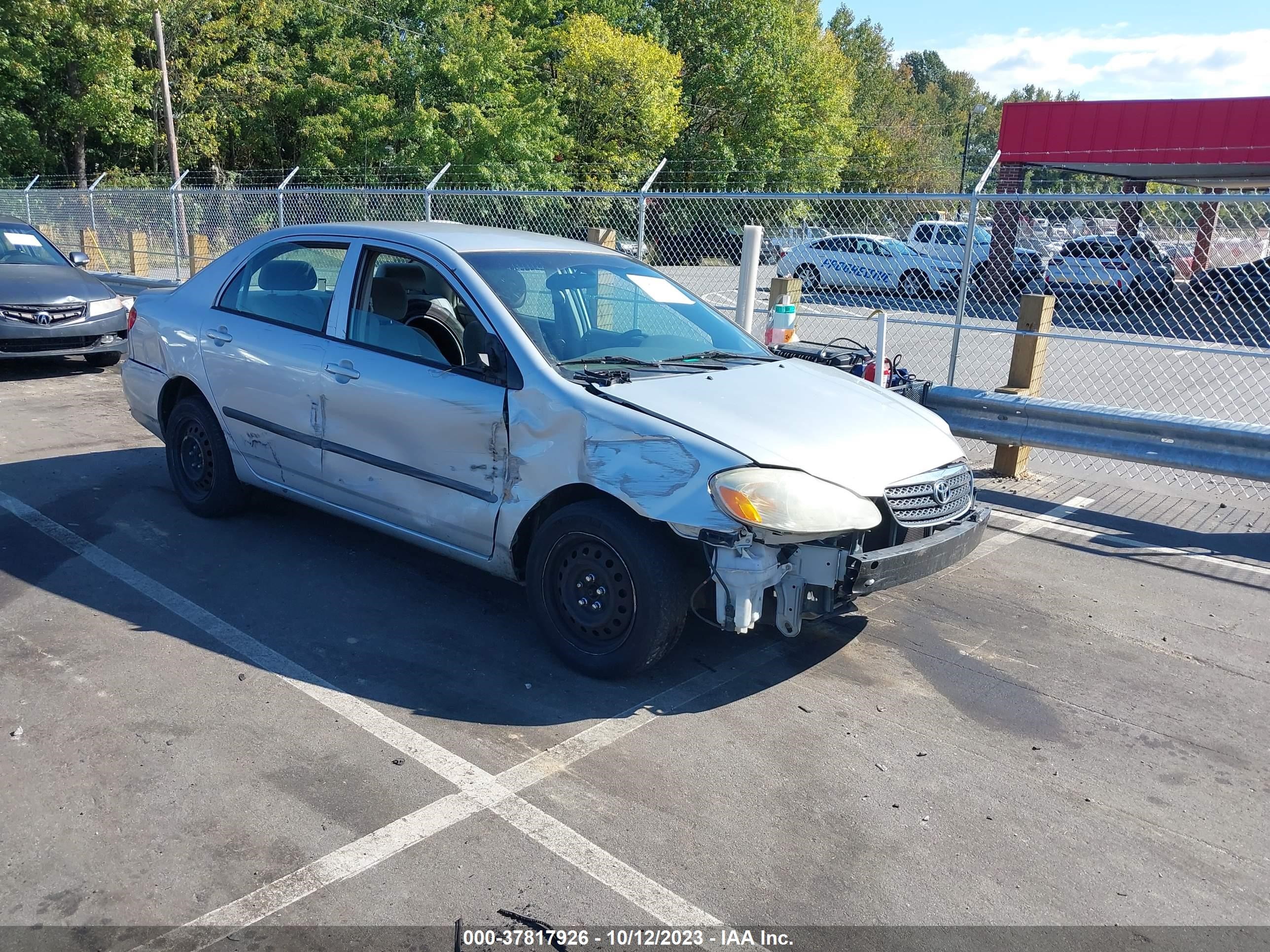 TOYOTA COROLLA 2006 2t1br32e06c588411