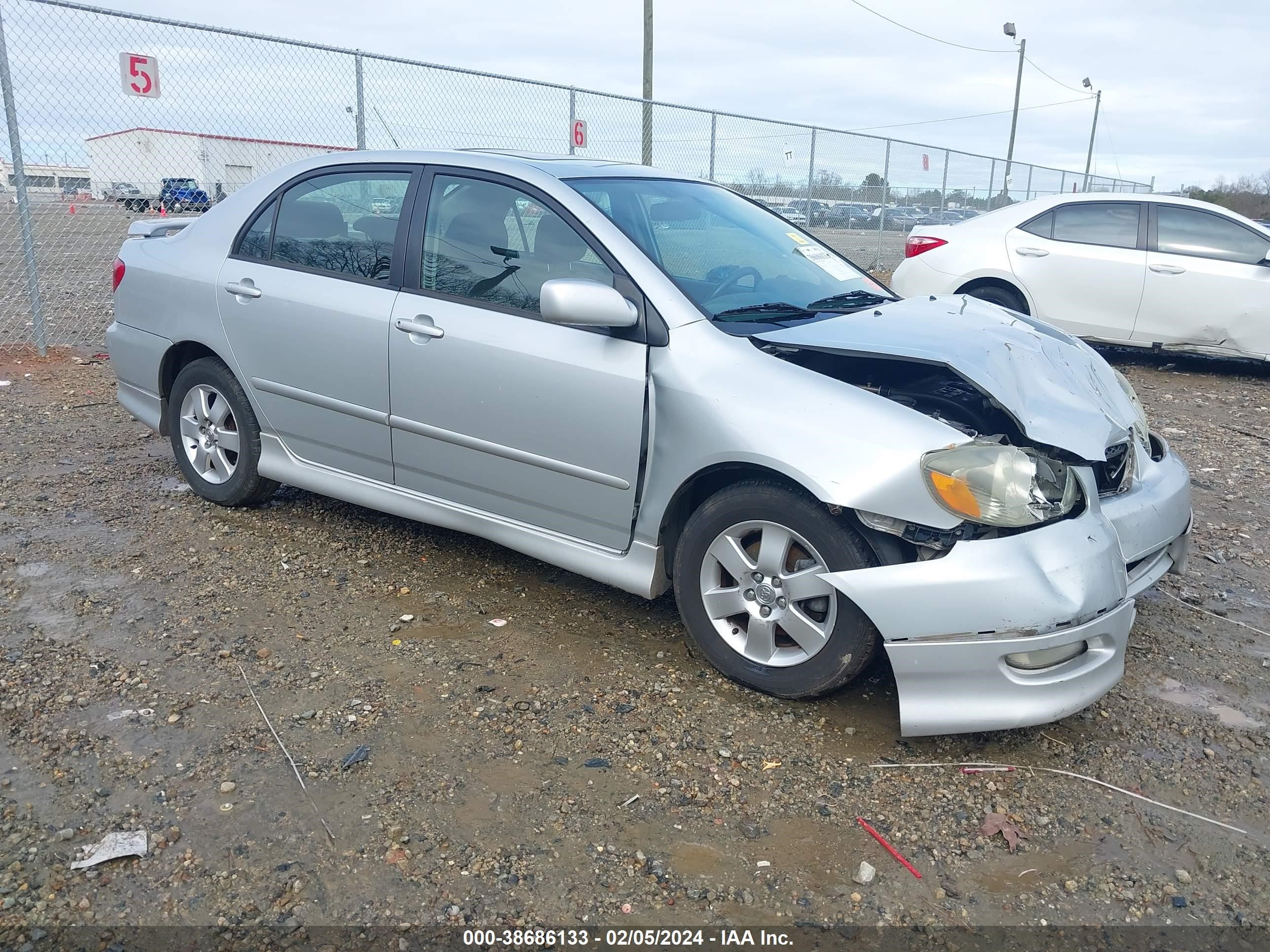 TOYOTA COROLLA 2006 2t1br32e06c616630