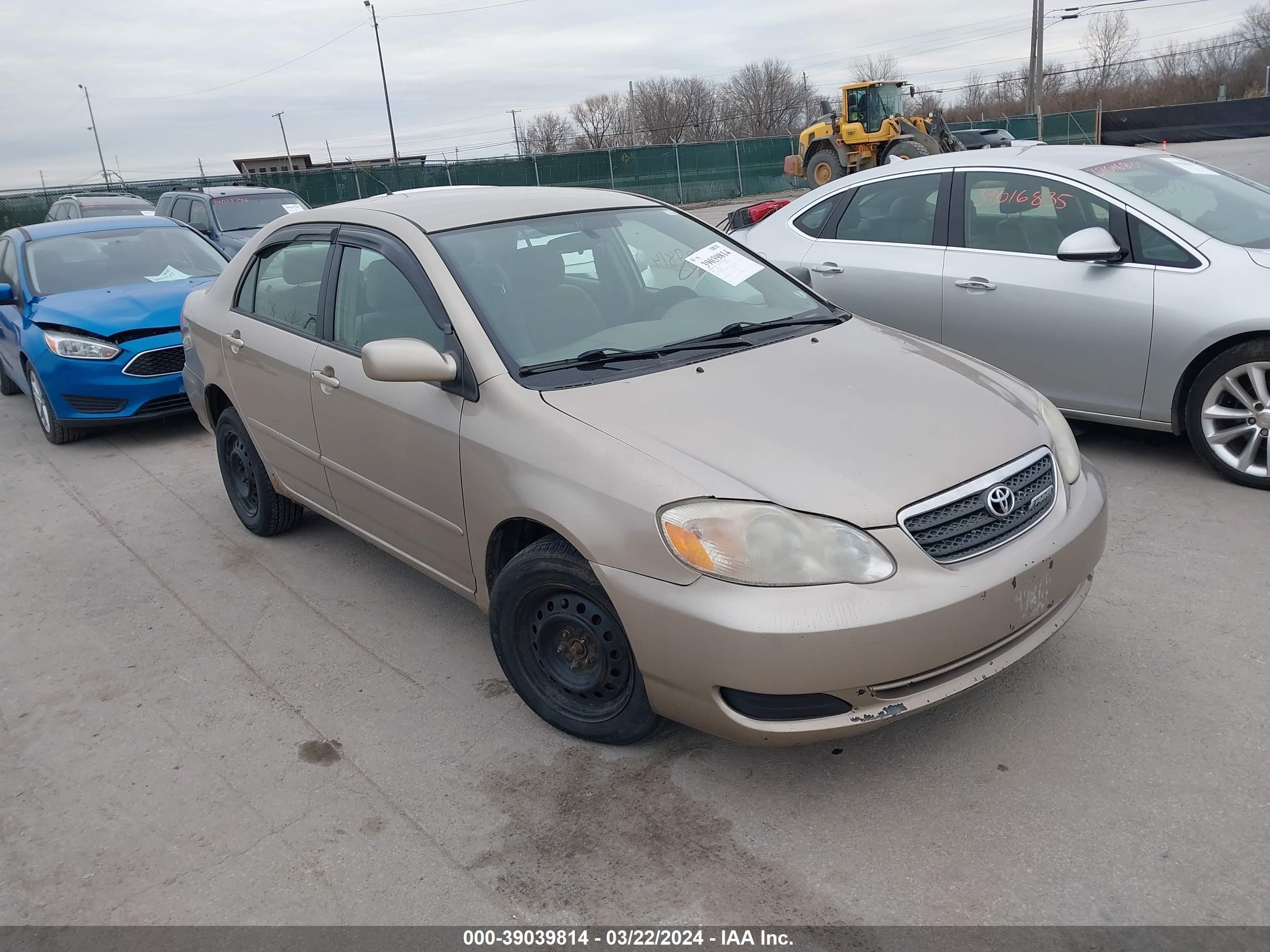 TOYOTA COROLLA 2006 2t1br32e06c626204