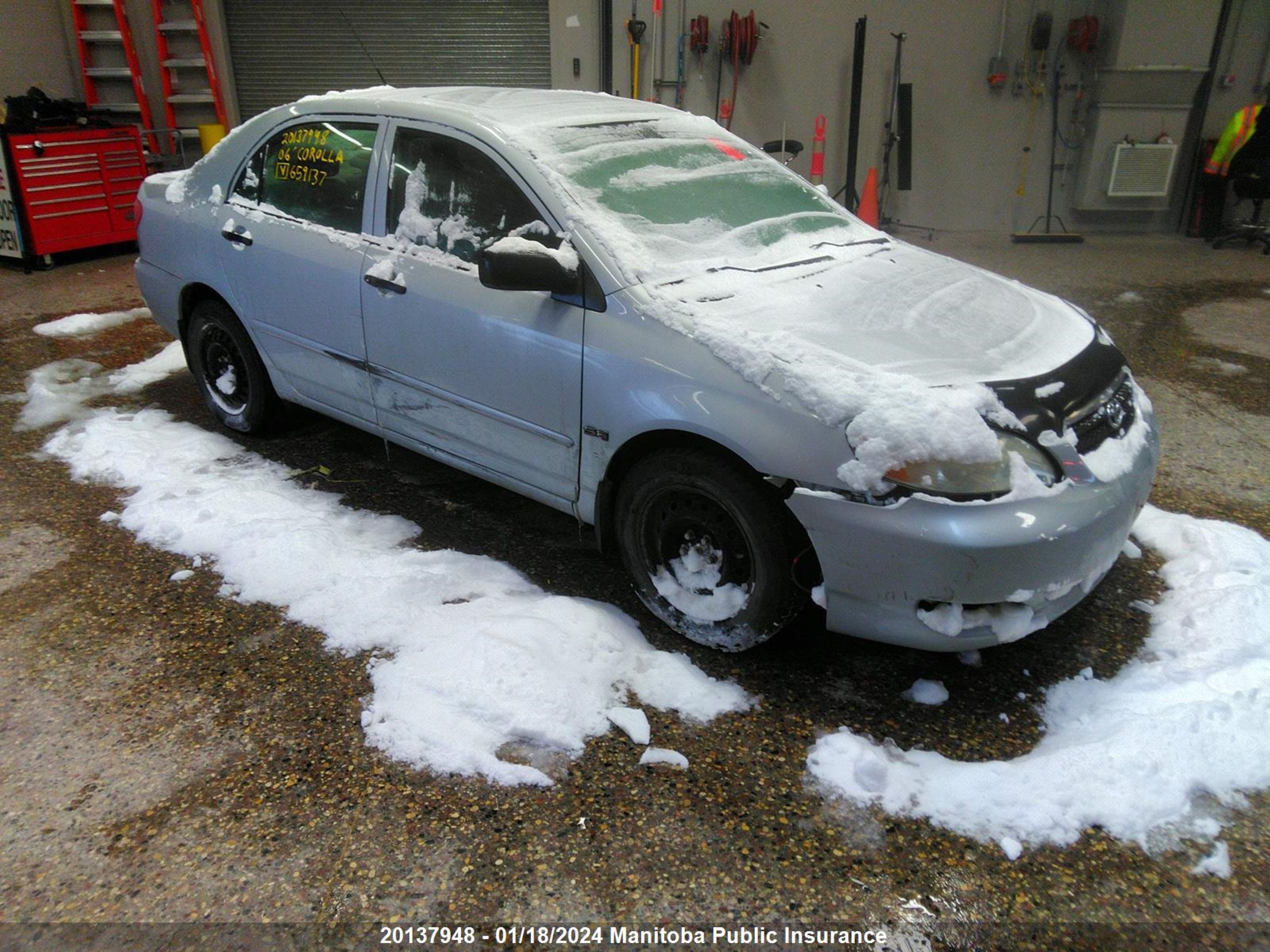 TOYOTA COROLLA 2006 2t1br32e06c659137