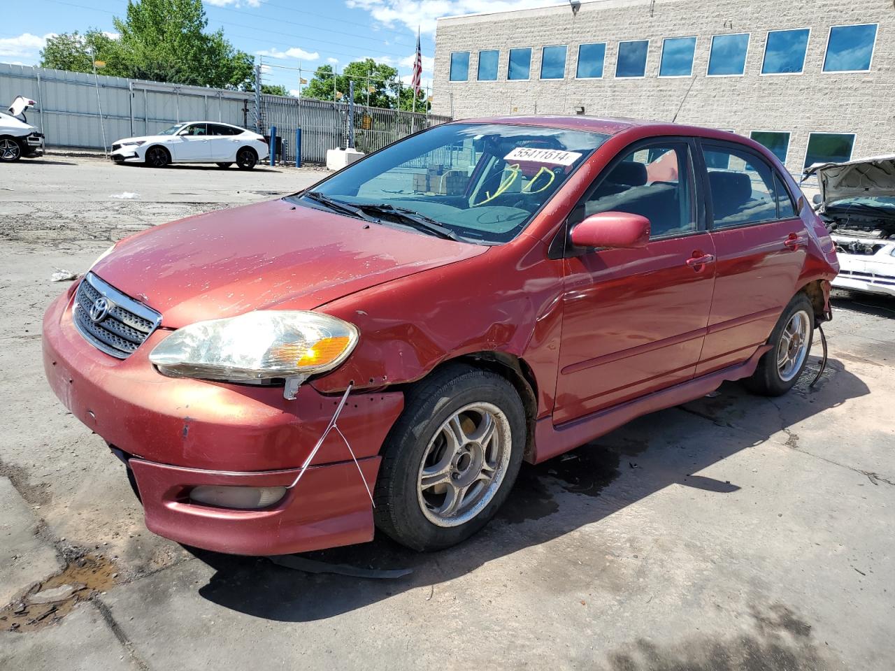 TOYOTA COROLLA 2007 2t1br32e07c719175