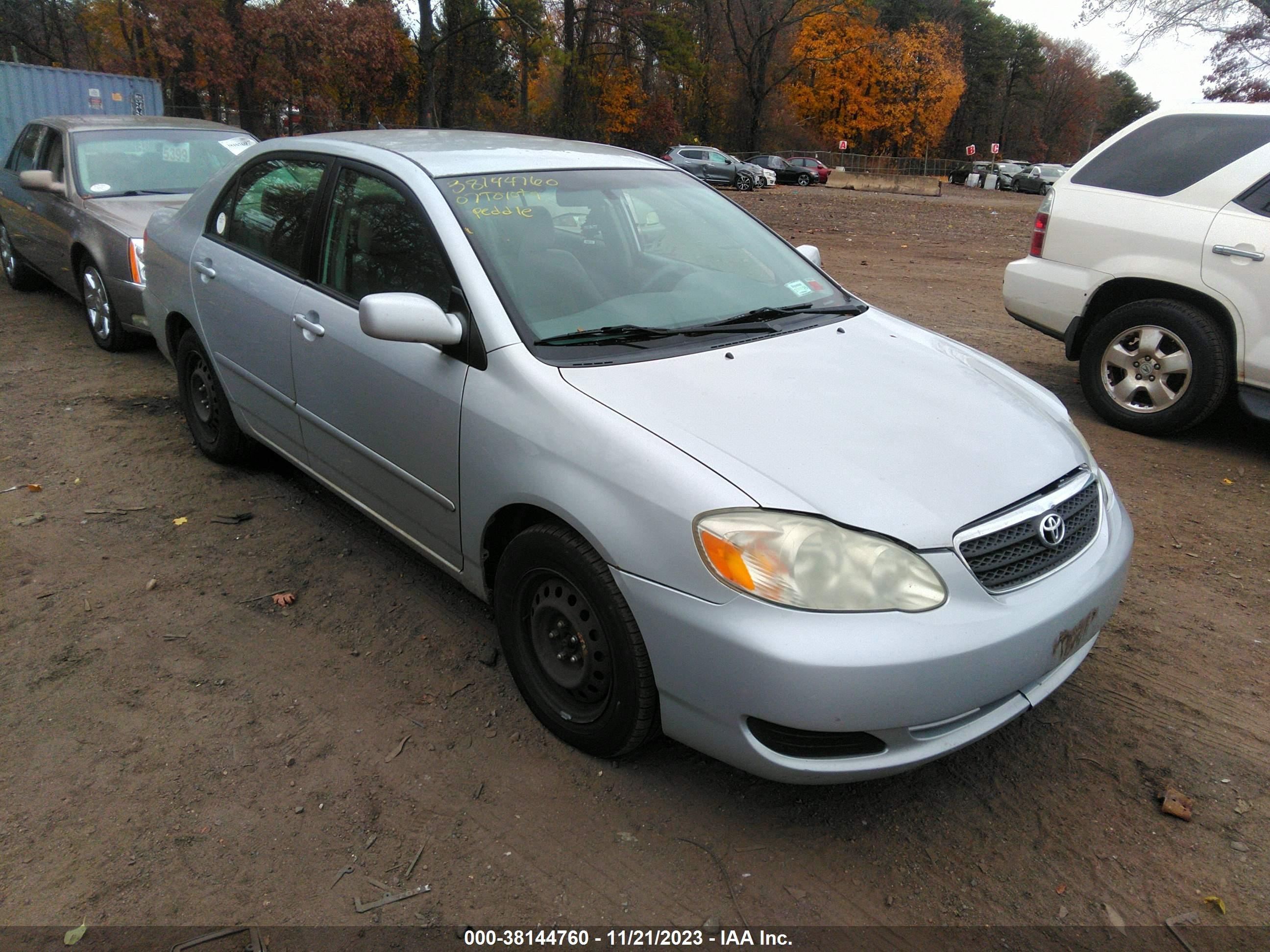 TOYOTA COROLLA 2007 2t1br32e07c783006