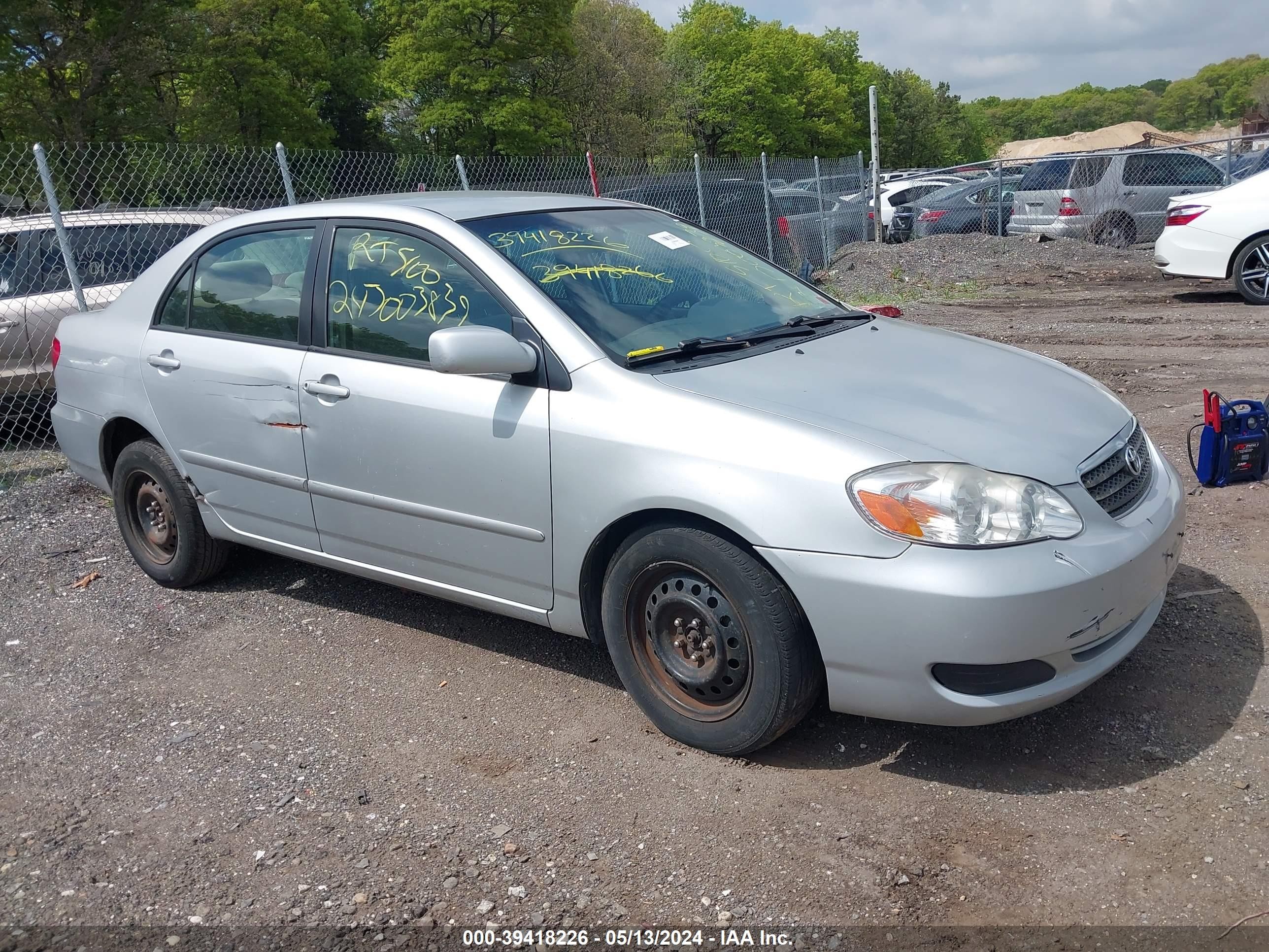 TOYOTA COROLLA 2007 2t1br32e07c815324