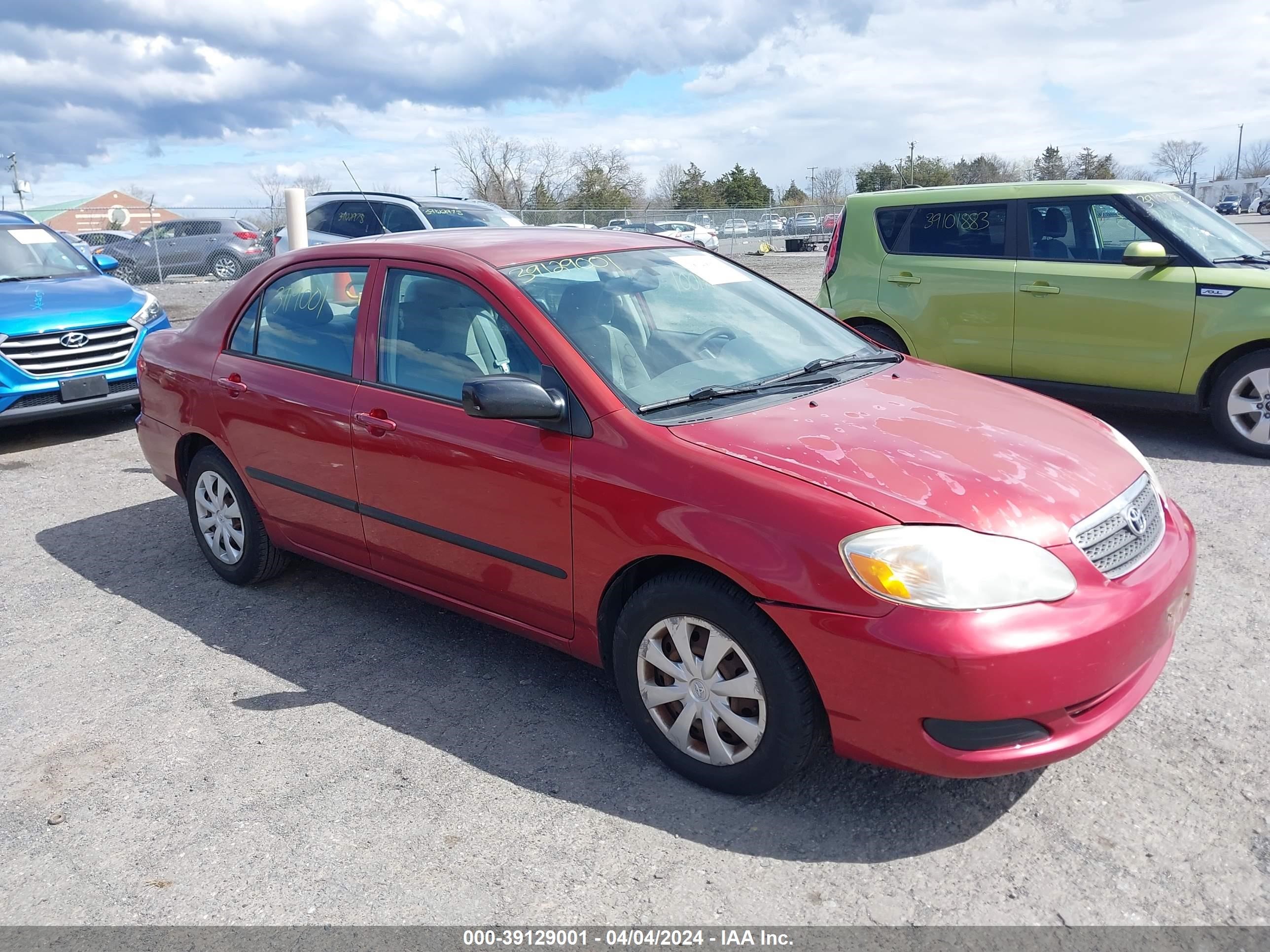 TOYOTA COROLLA 2008 2t1br32e08c915053