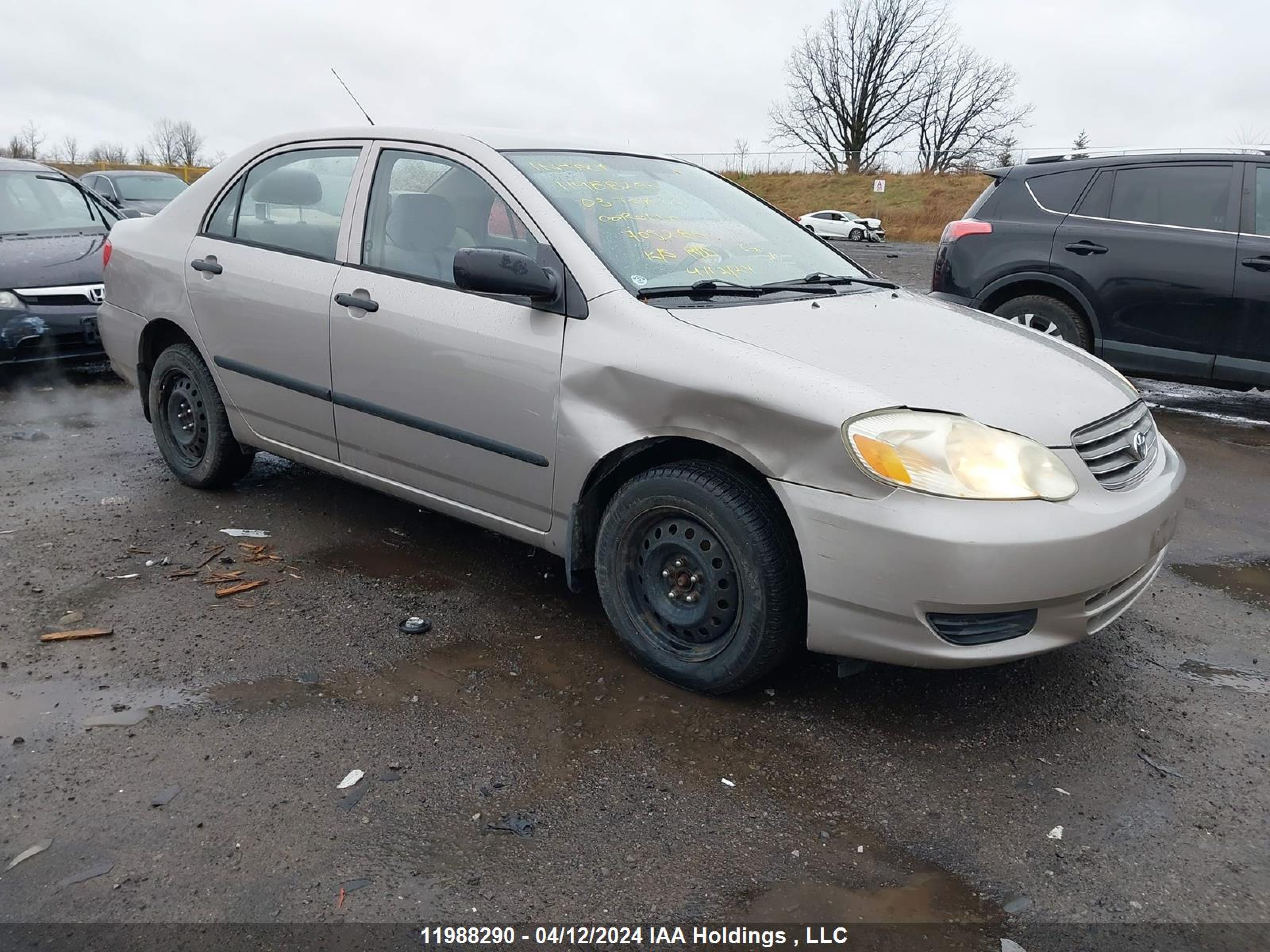 TOYOTA COROLLA 2003 2t1br32e13c705280