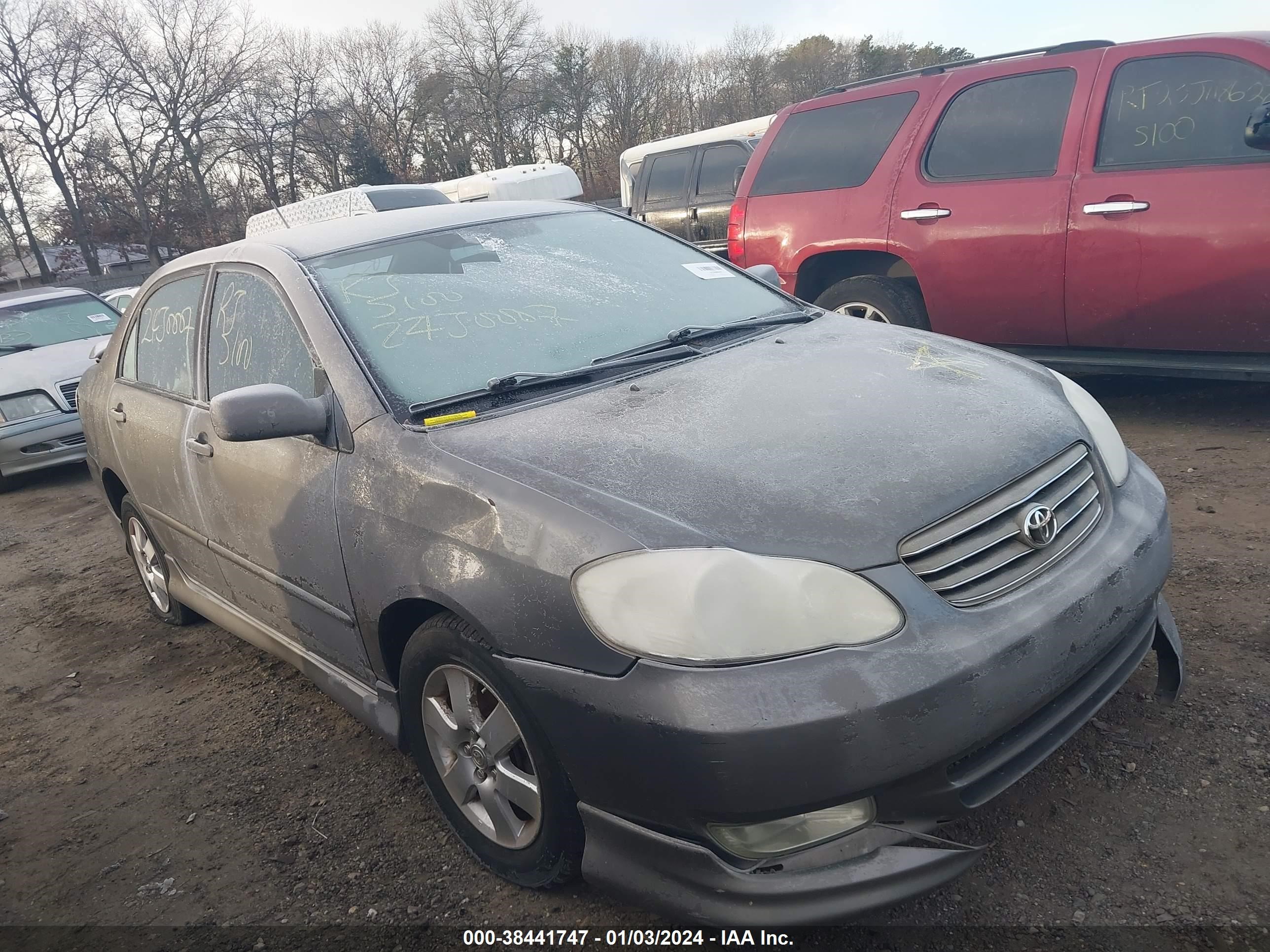 TOYOTA COROLLA 2004 2t1br32e14c308038