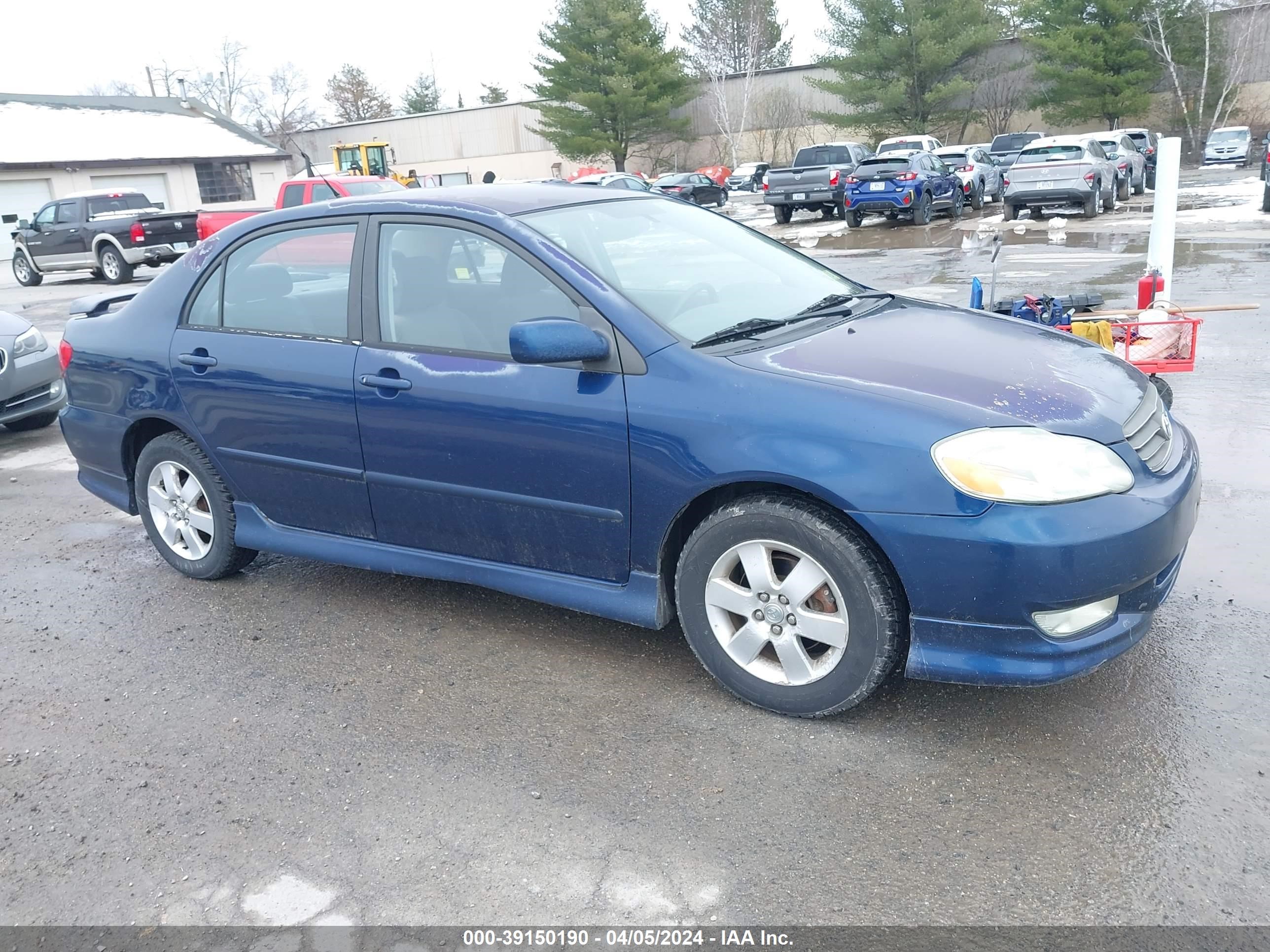 TOYOTA COROLLA 2004 2t1br32e14c312297